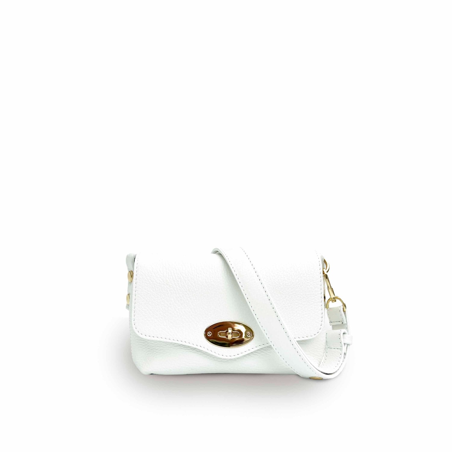 Apatchy London Women's The Maddie White Leather Bag