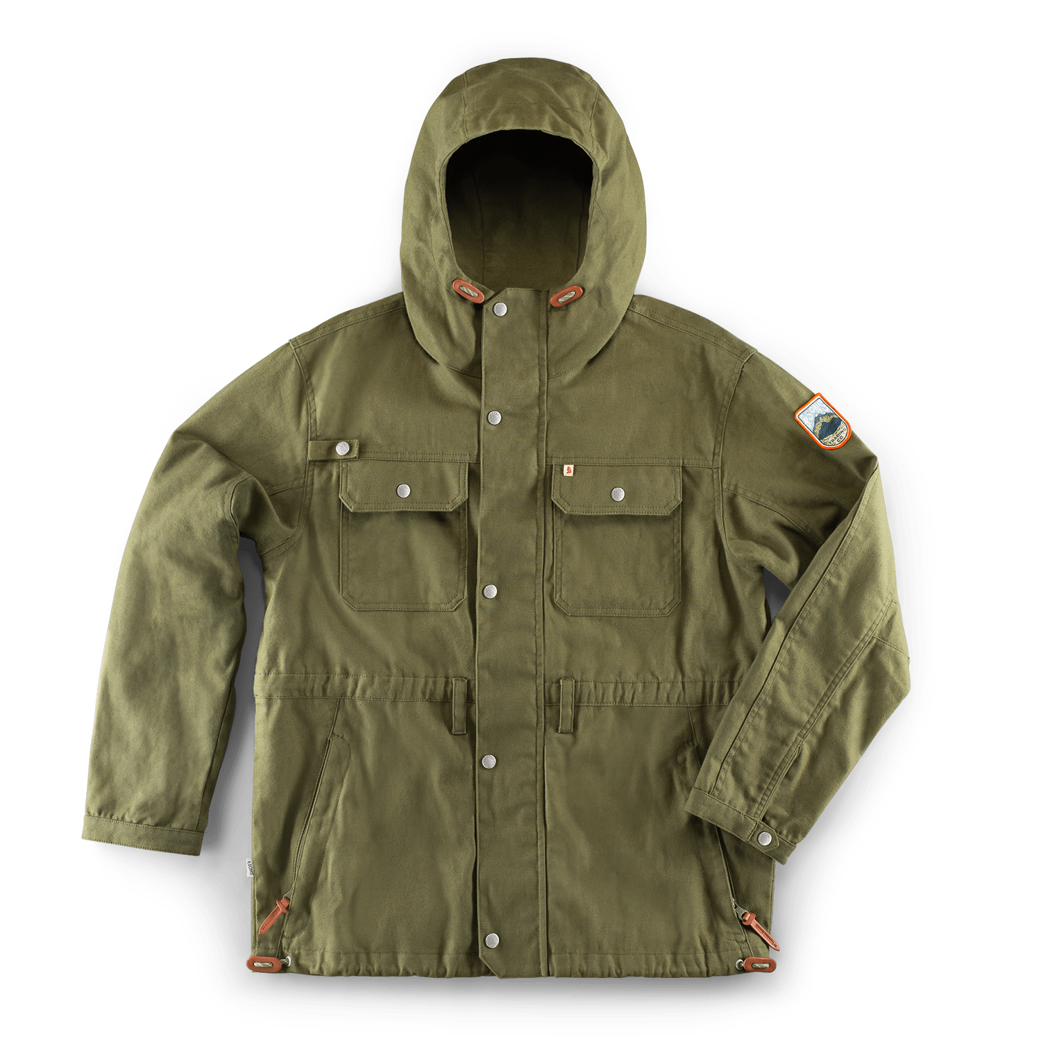 &sons Trading Co Men's Andsons Noah Cagoule Army Green In Green