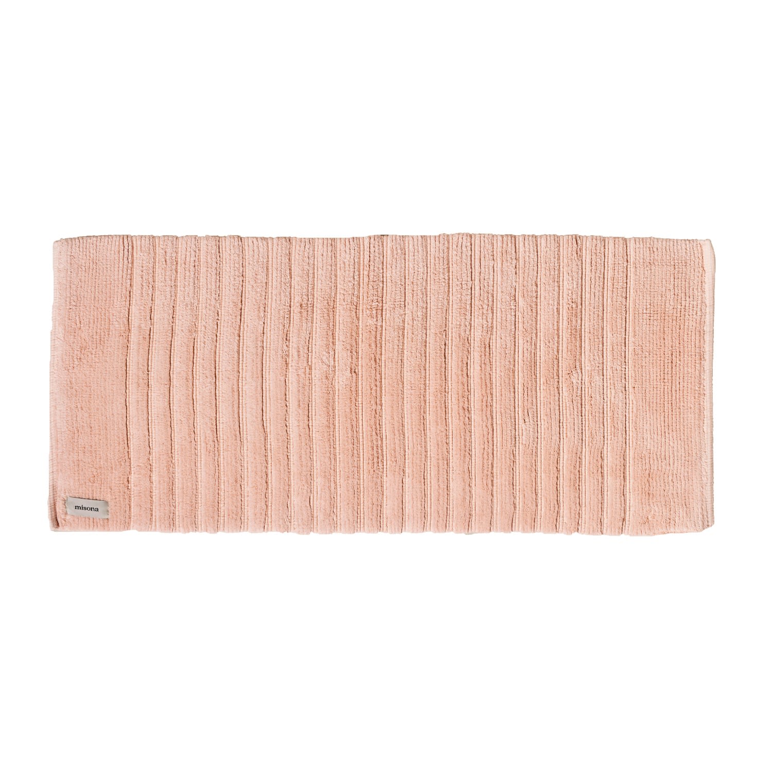 Pink / Purple Organic Cotton Bath Runner - Blush Pink One Size Misona