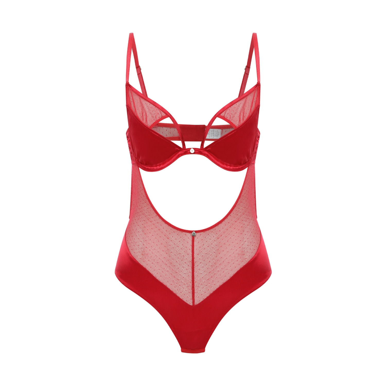 House Of Silk Women's Silk Madeline Bodysuit Red In Red