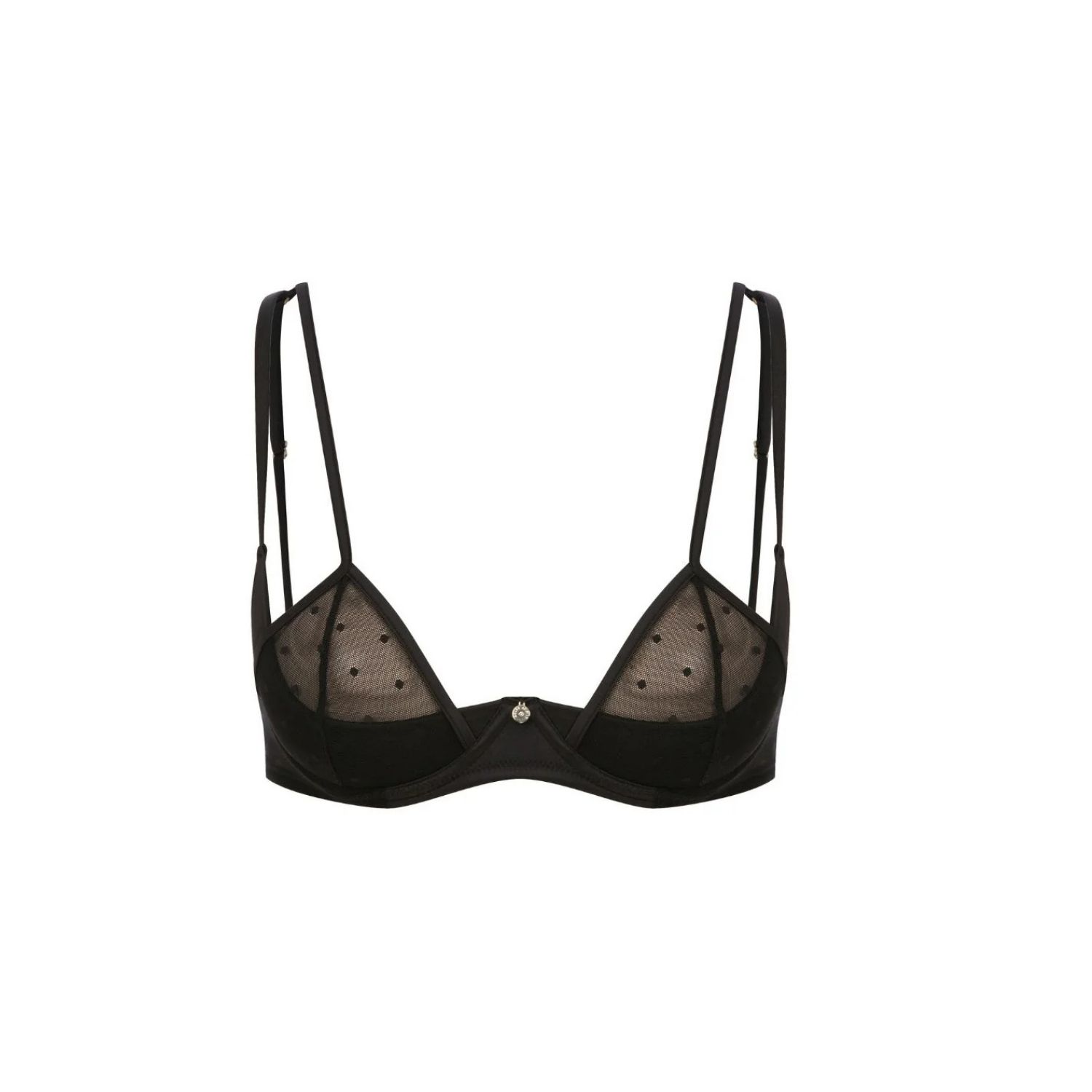 House Of Silk Women's Matilda Push Up Bra Black In Black