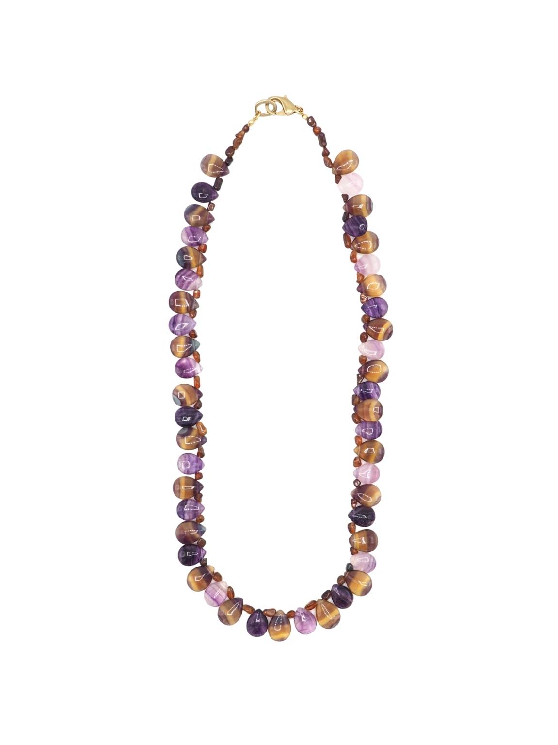 Sita Nevado Women's Brown / Purple Minnie Necklace In Multi