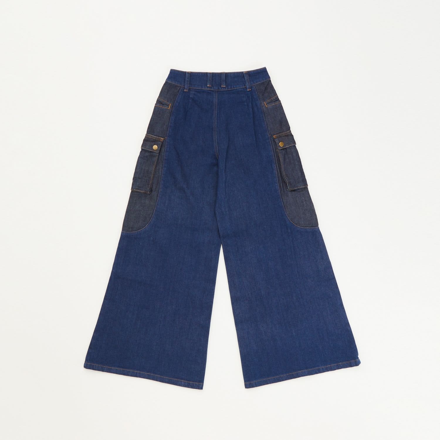 Women's Denim Wide Leg Pants | KAPTURE | Wolf & Badger