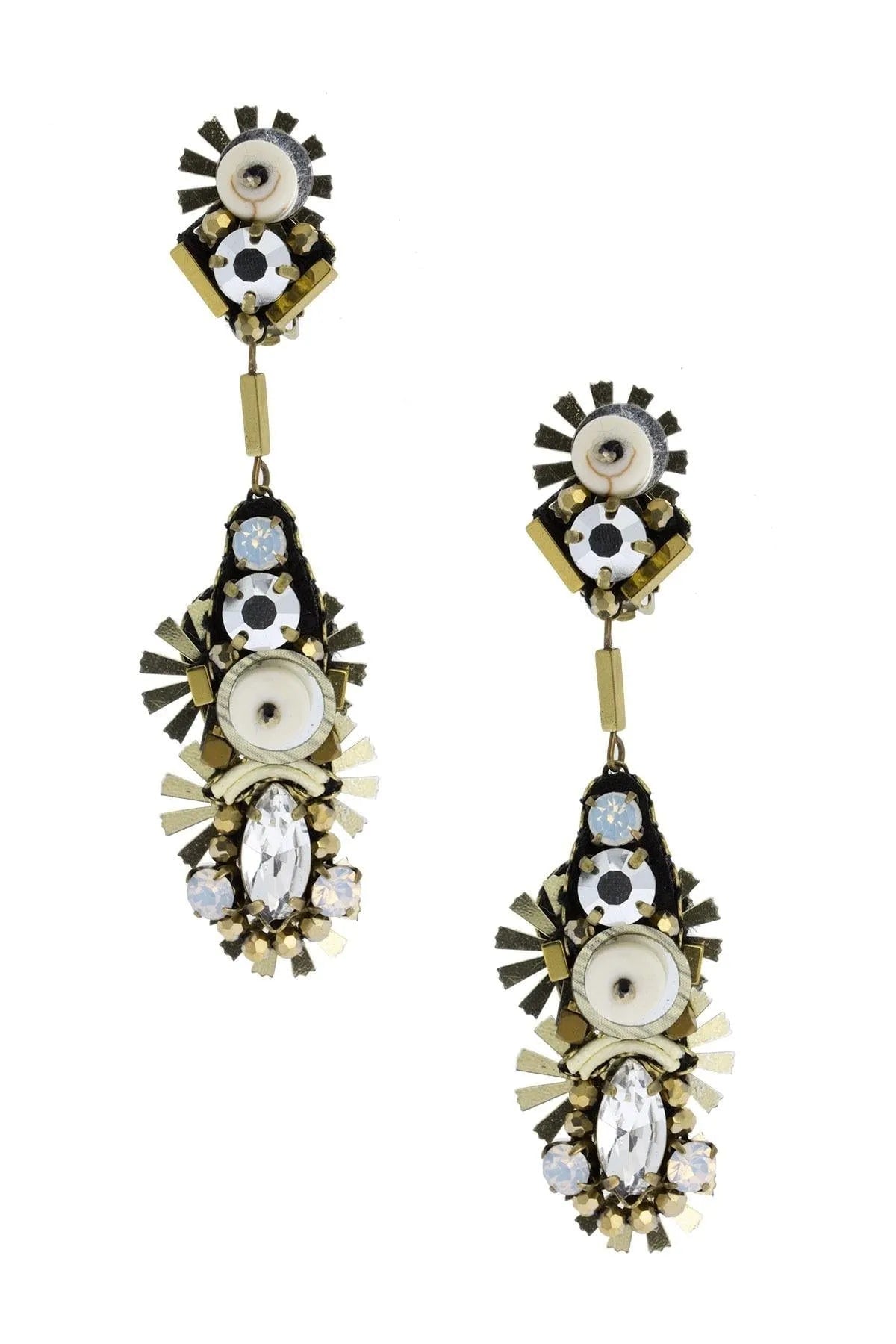 Saachi Women's Gold Trudy Dangle Earring