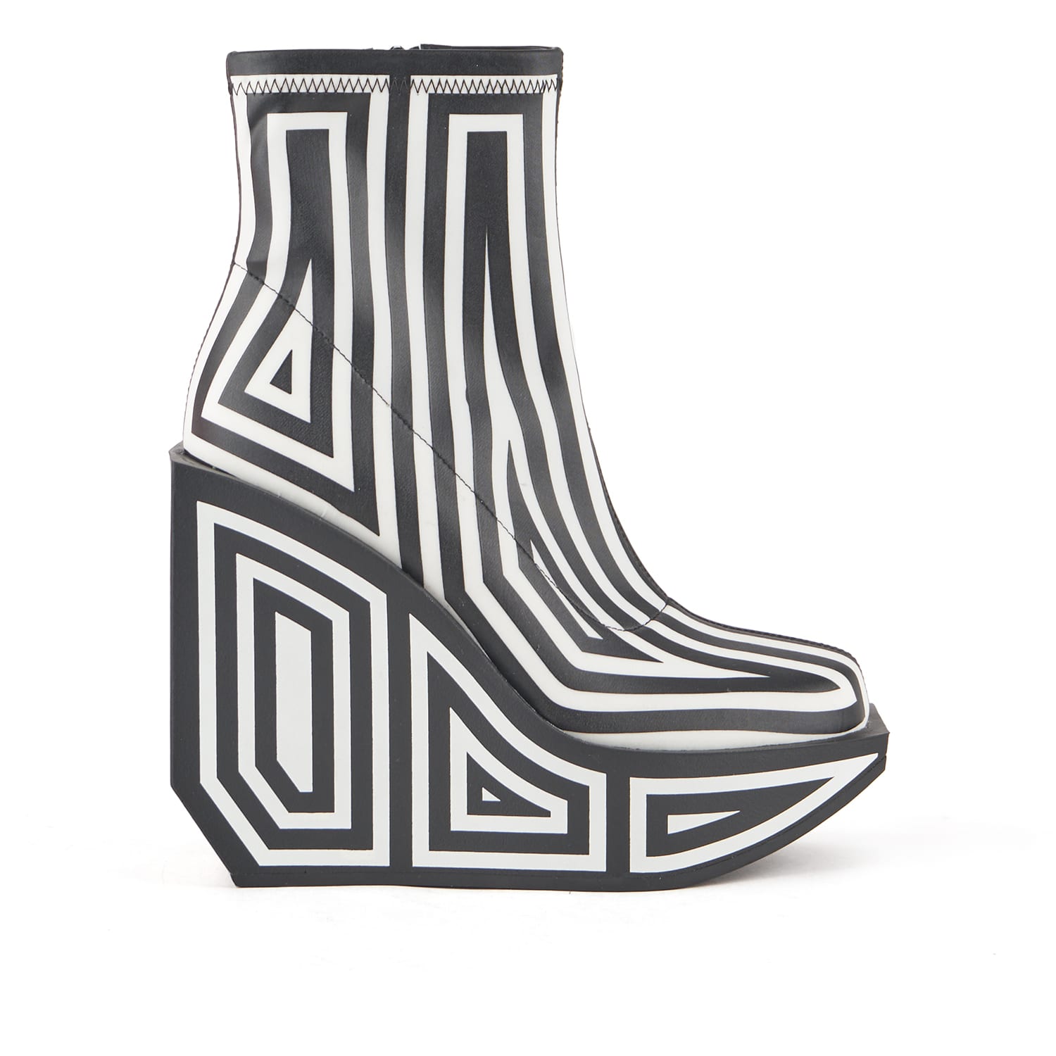 United Nude Wa Platform Bootie In Multi