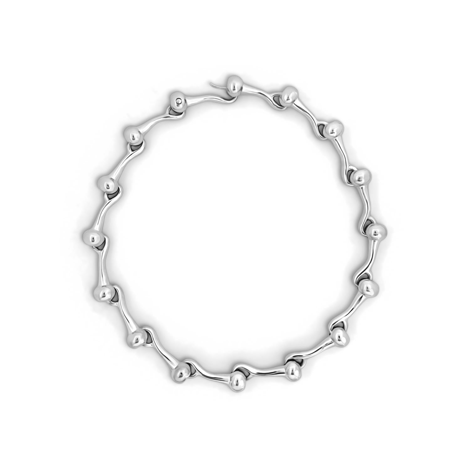 Women’s Silver Chunky Chain Choker Cristina Cipolli Jewellery