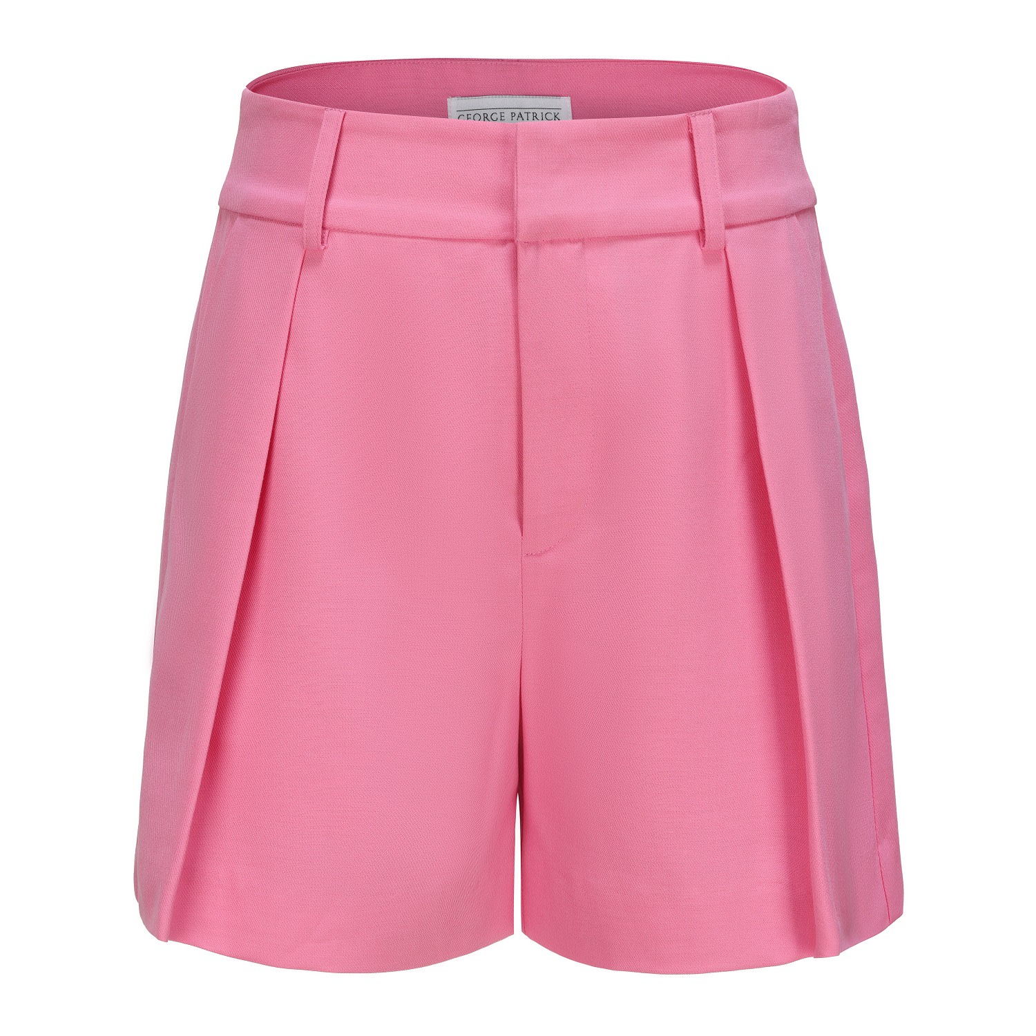 Pink / Purple Sandy Oversized Pleated Shorts Medium George Patrick