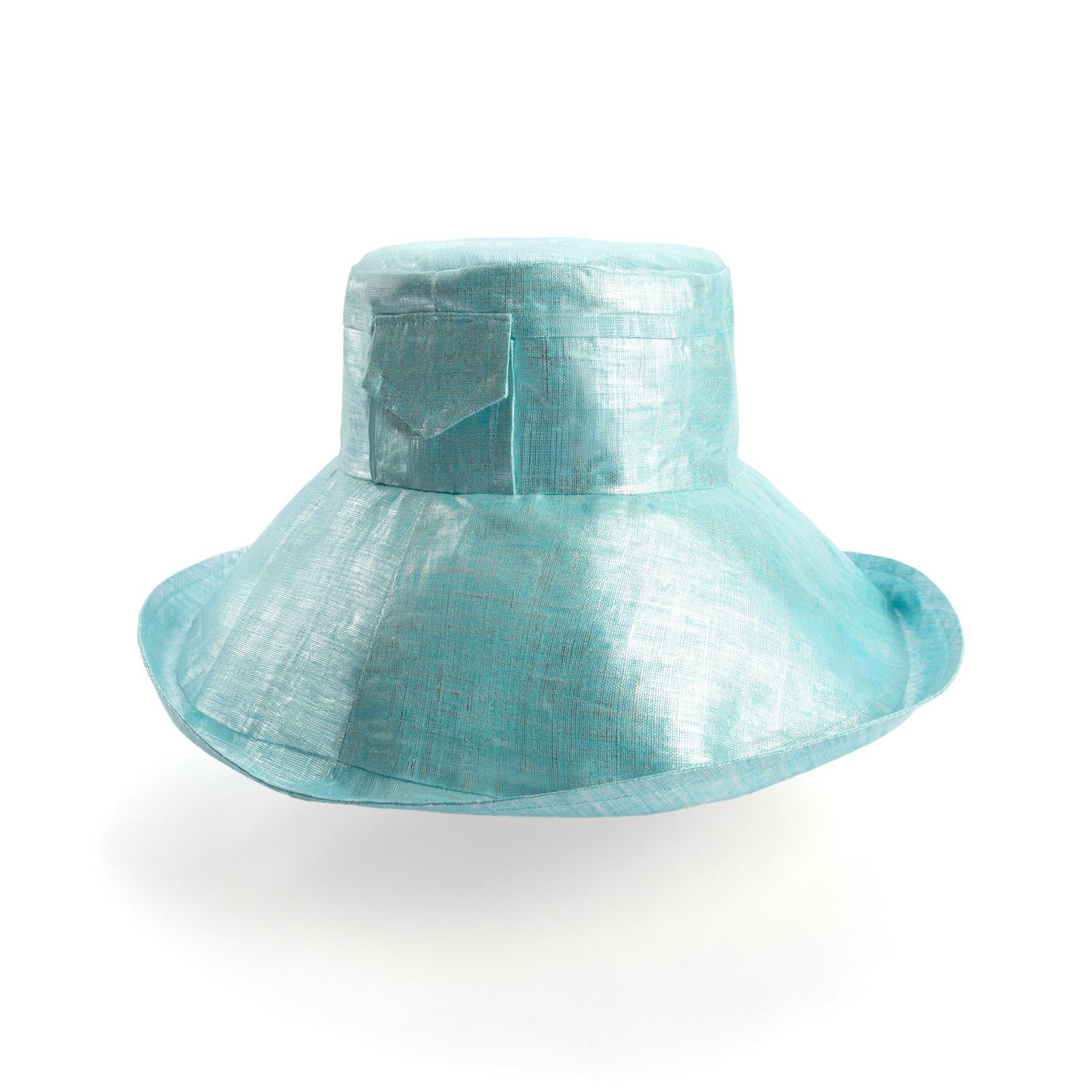 Sibi Hats Women's Alexa Blue Metallic Linen Hat