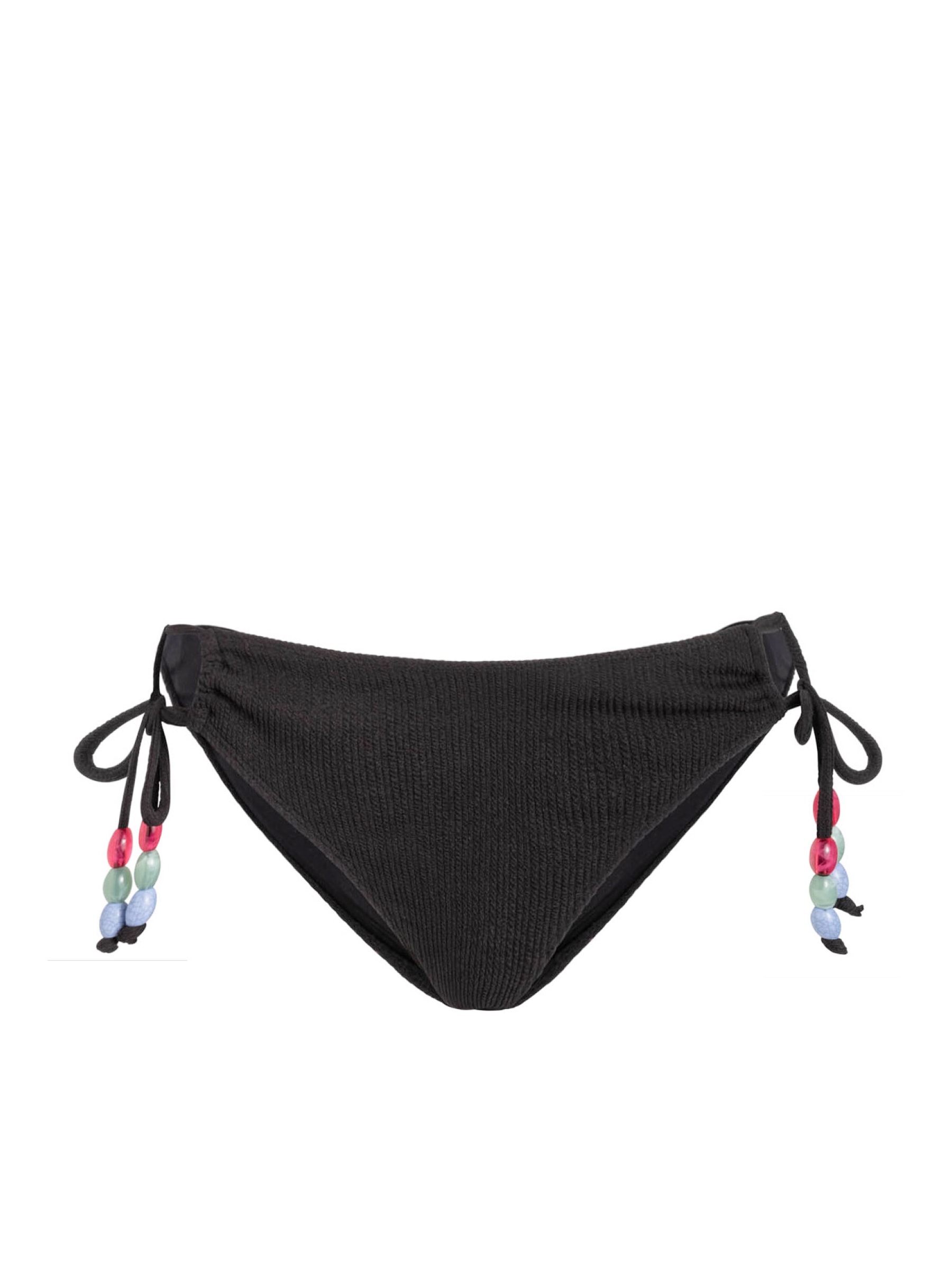 Change Of Scenery Women's Taryn Hipster Tie Bottom In Black Texture