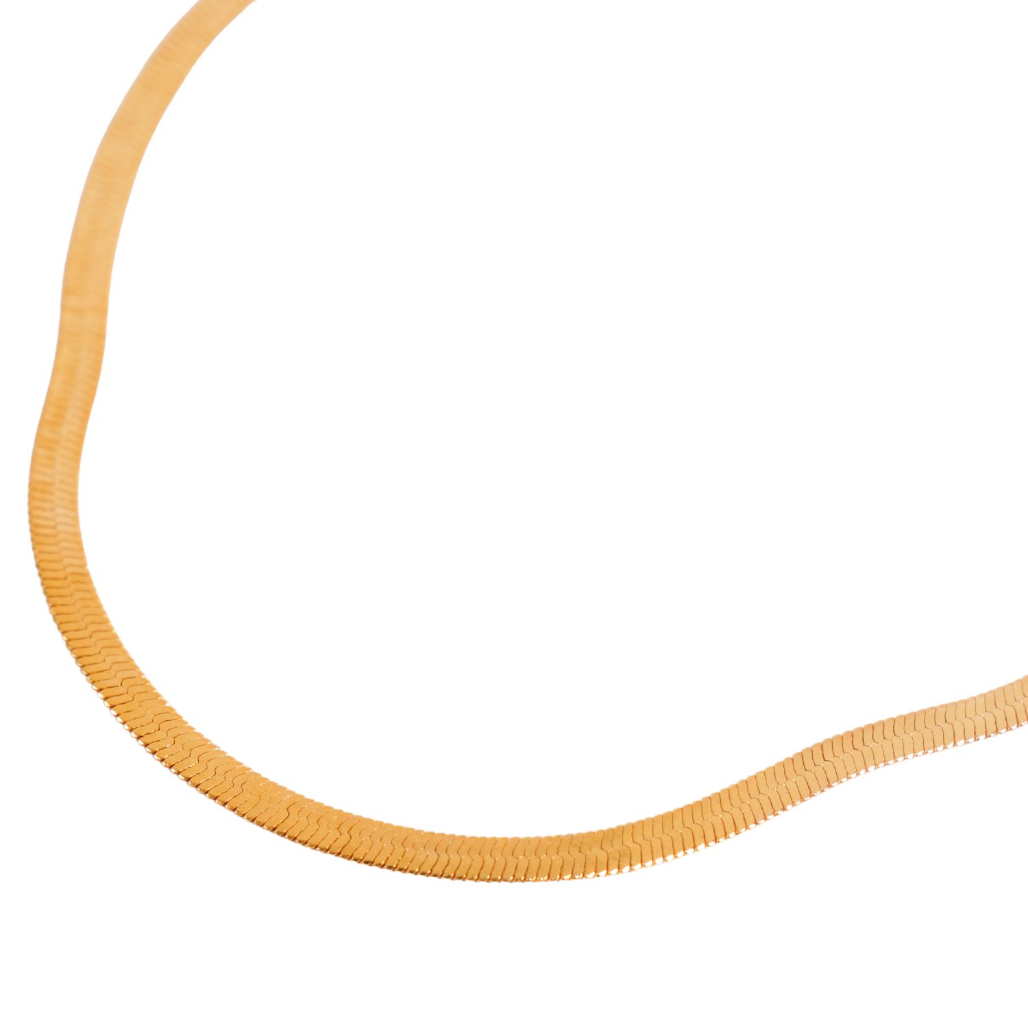 Les Reines Women's Regal Serpent - Italian Chain Necklace 24k Gold Plated In Gold