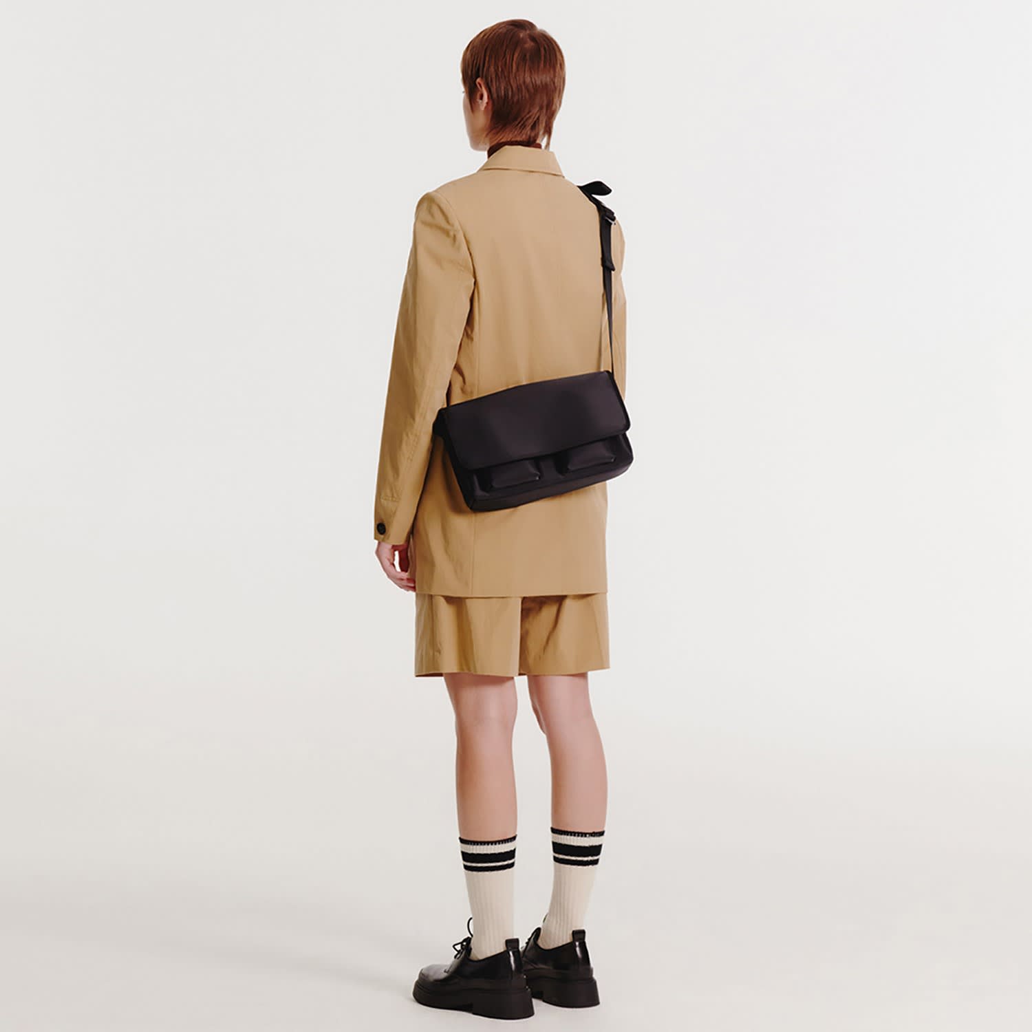 Z-Flip Edition | Two-Pocket Nylon Crossbody Bag | HAH