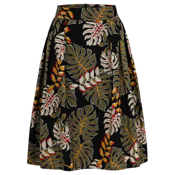 Hanna Skirt Tropical Leaves | Marianna Déri | Wolf & Badger