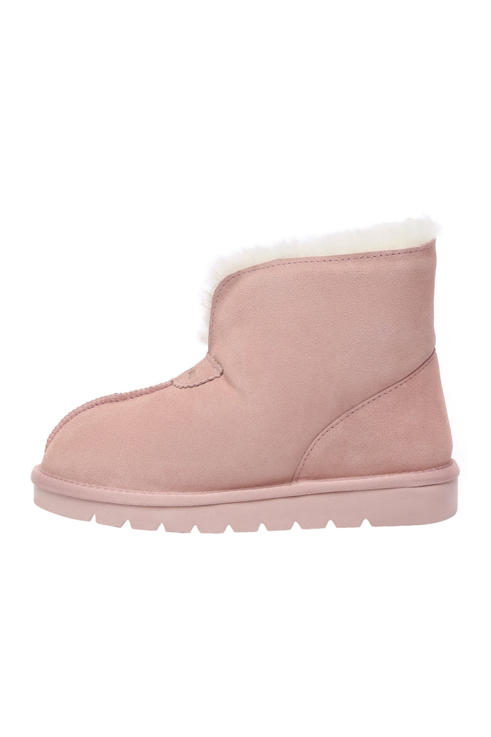 Everau Australia Women's Owl Ankle Boots In Dawn Pink In Pink
