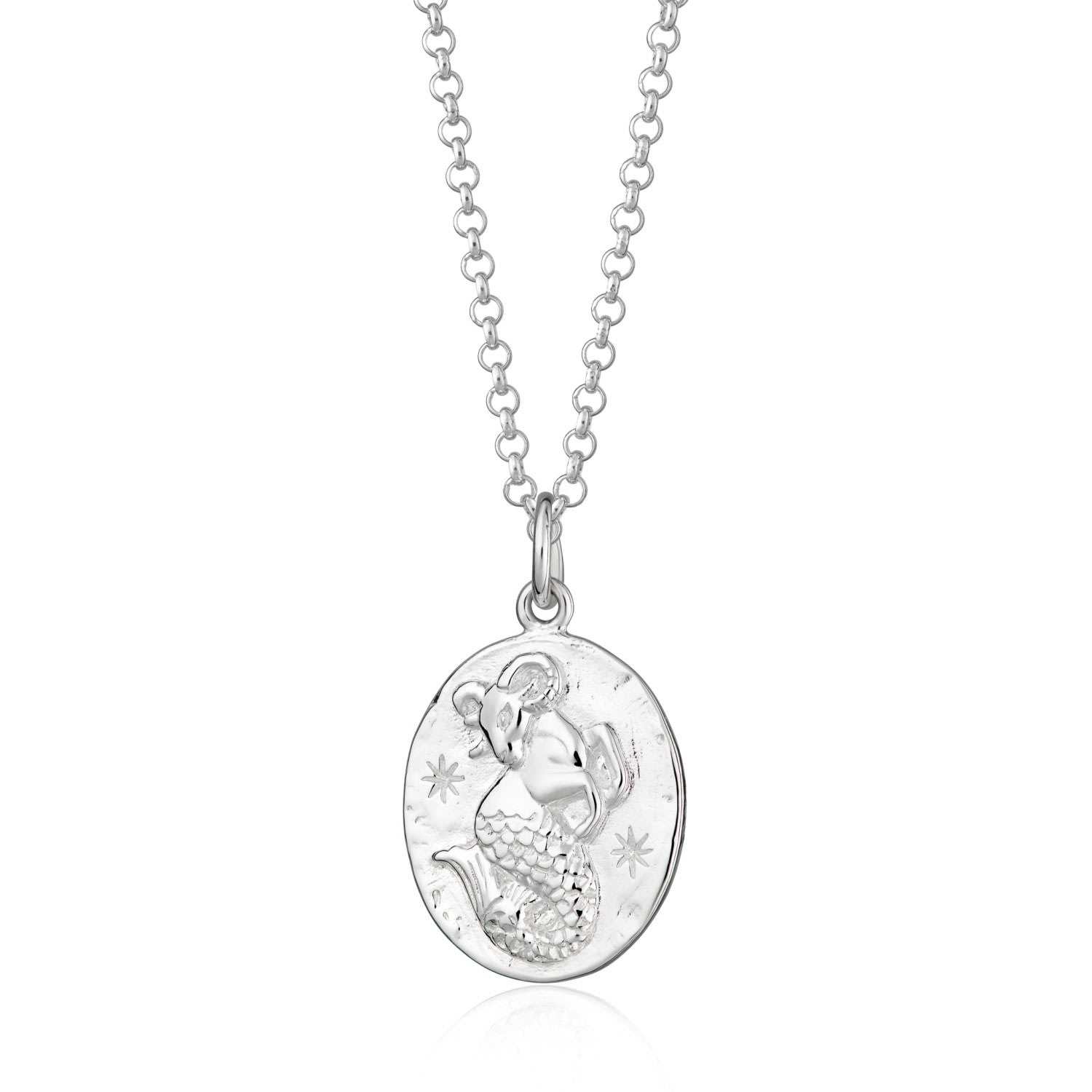 Women’s Silver Capricorn Zodiac Necklace Scream Pretty