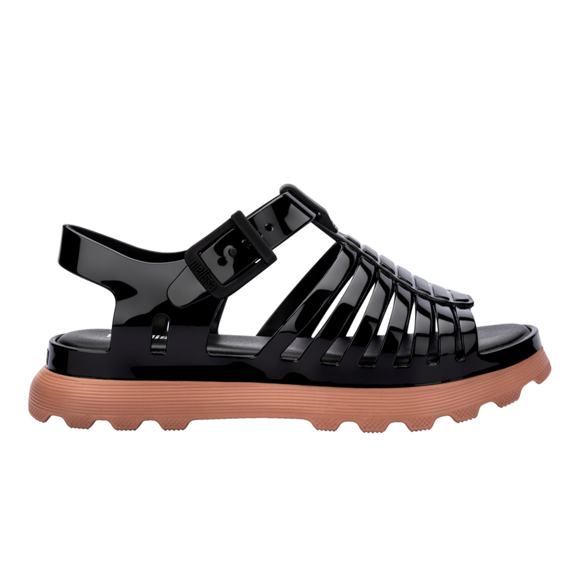 Melissa Women's Black / Brown Gloria Platform - Brown Black In Black/brown