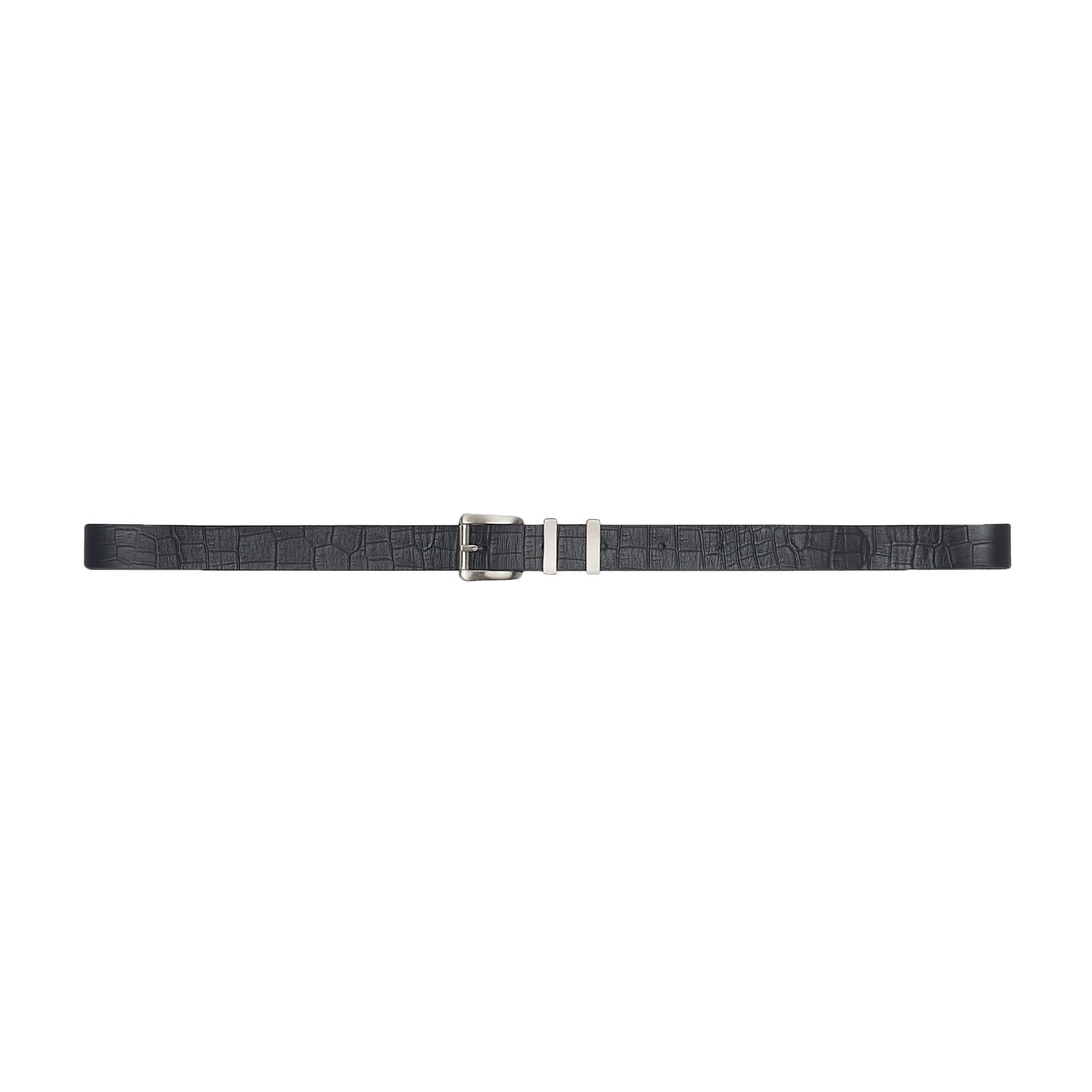 Men’s Twin Pass Belt - Black Croc Medium OTHER UK