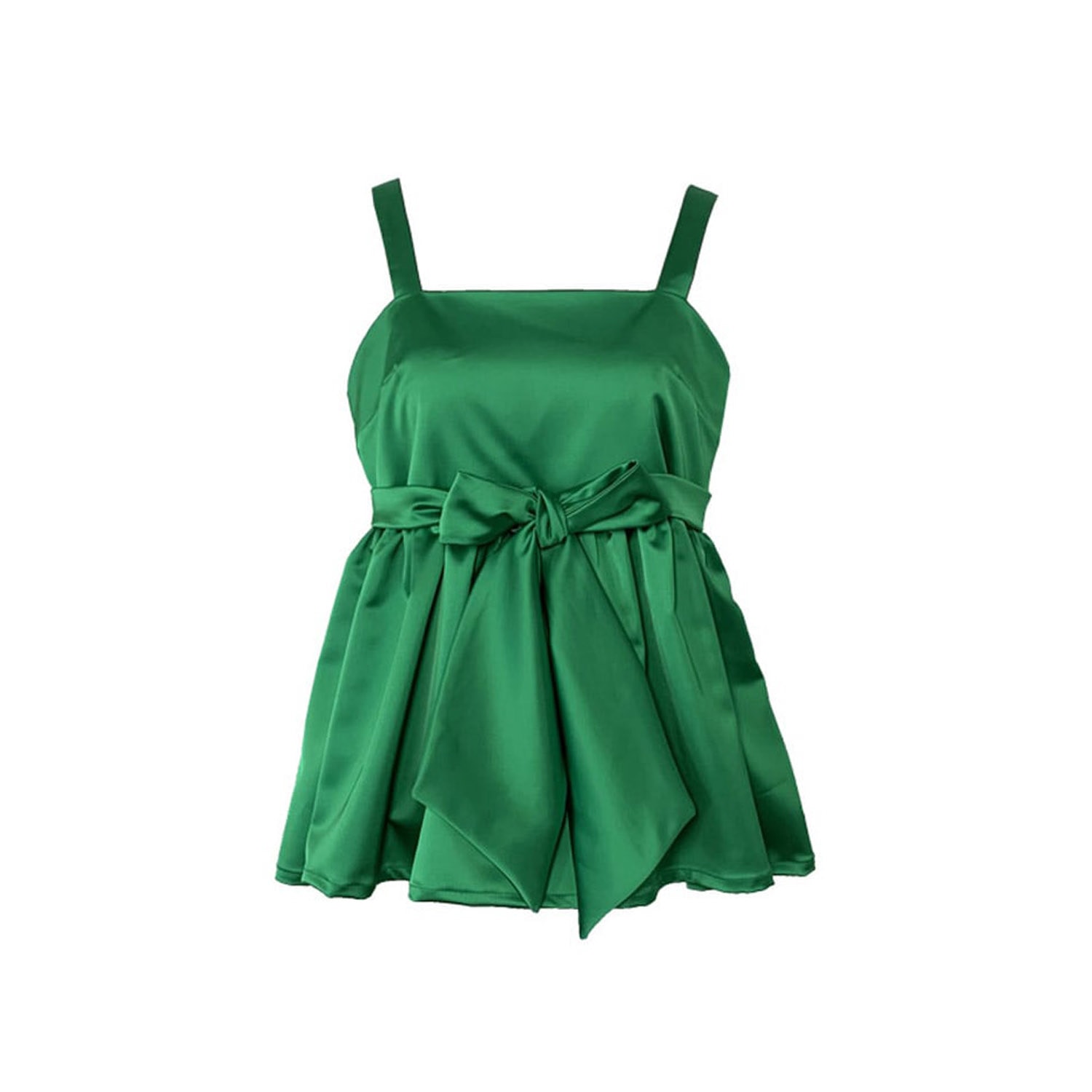 Women’s Hera - Green & Customizable Sleevless Top S/M Jacarand