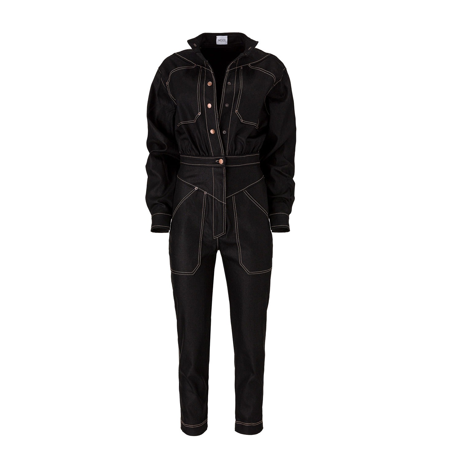 Women’s Black Utility Jumpsuit Small Moos Studio