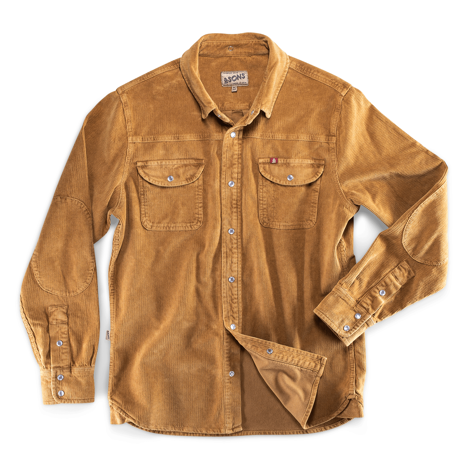&sons Trading Co Men's &sons Sunday Shirt Corduroy Tan In Brown