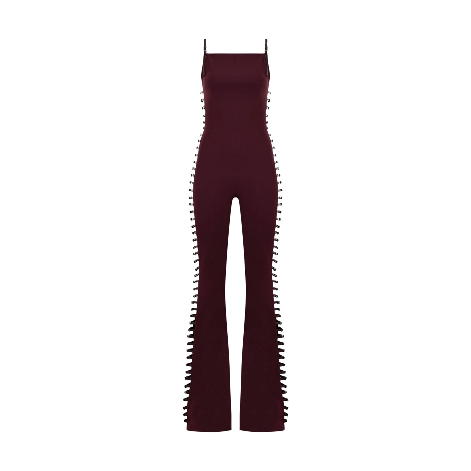 Khéla The Label Women's Red Provocatrix Jumpsuit In Merlot In Red