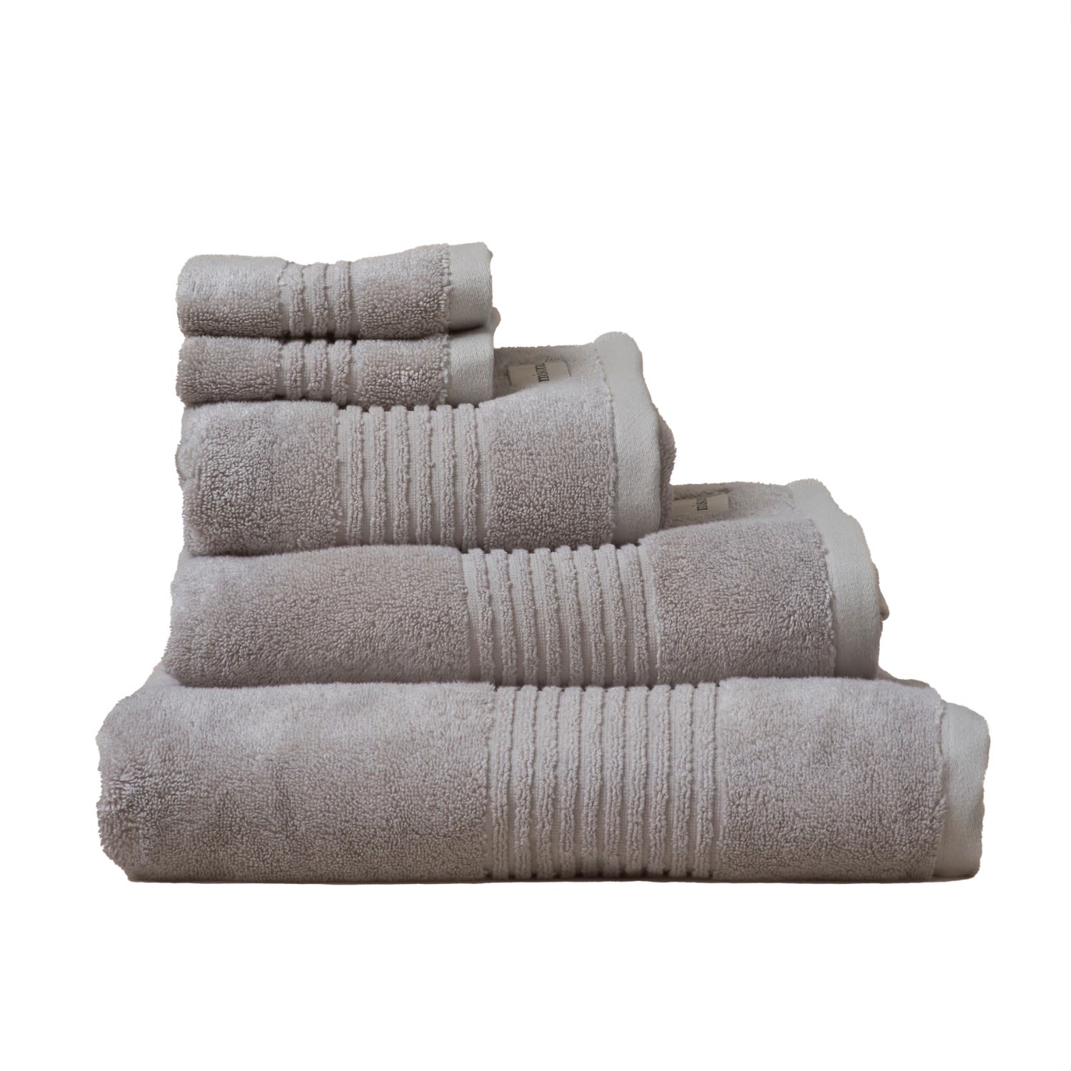 Ultra Soft Bamboo Multi Size Bathroom Towel Set - Silver One Size Misona