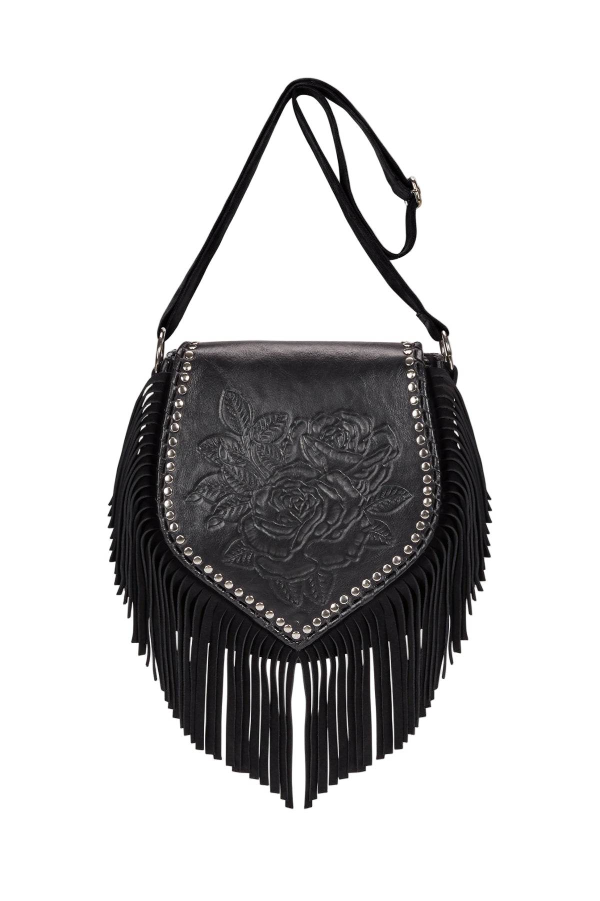 Jodi Lee Women's Akaroa Rose Bag Black