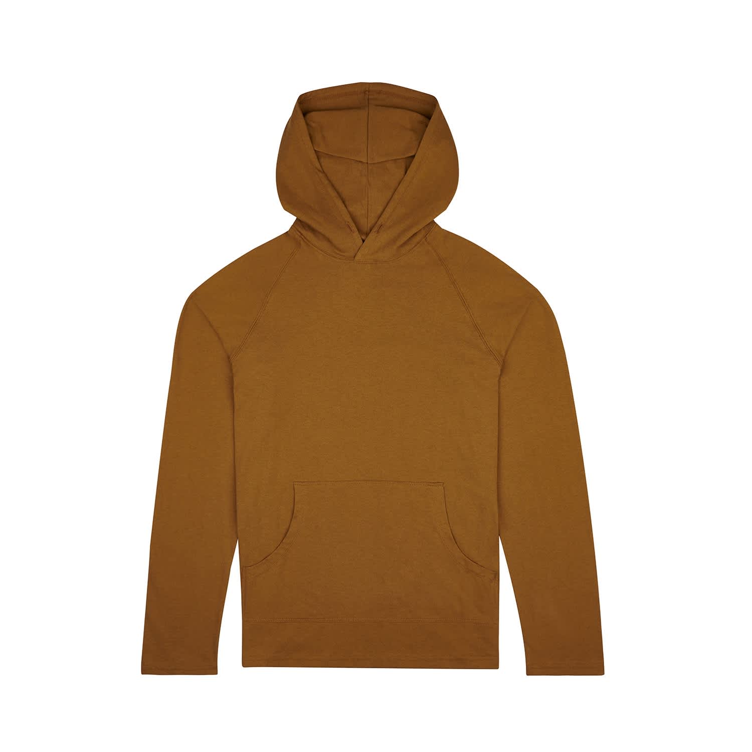 brown hooded t shirt