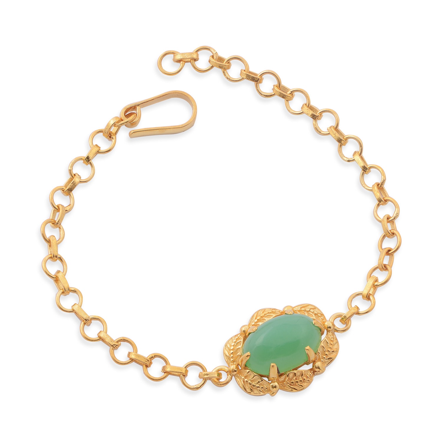 Women’s Green Tashi Chrysoprase Bracelet Emma Chapman Jewels