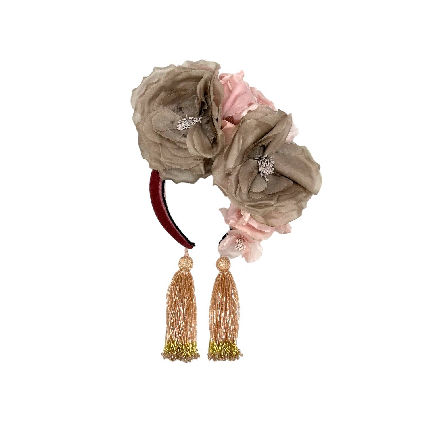 Julia Clancey Women's Neutrals / Pink / Purple Fortuna Luxe Bloom Band In Pink/purple