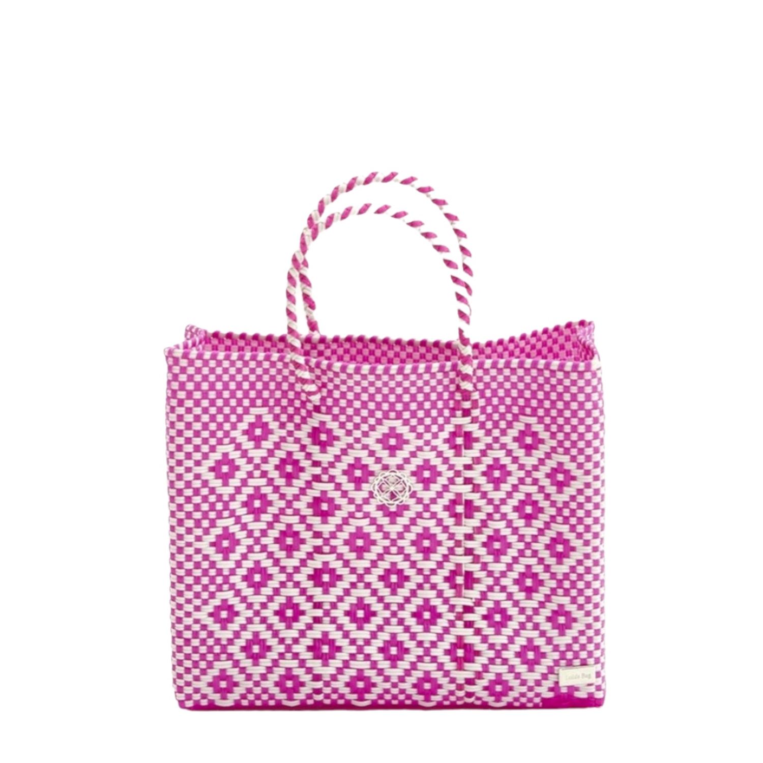 Women’s Pink / Purple / White Small Pink Aztec Tote Bag Lolas Bag