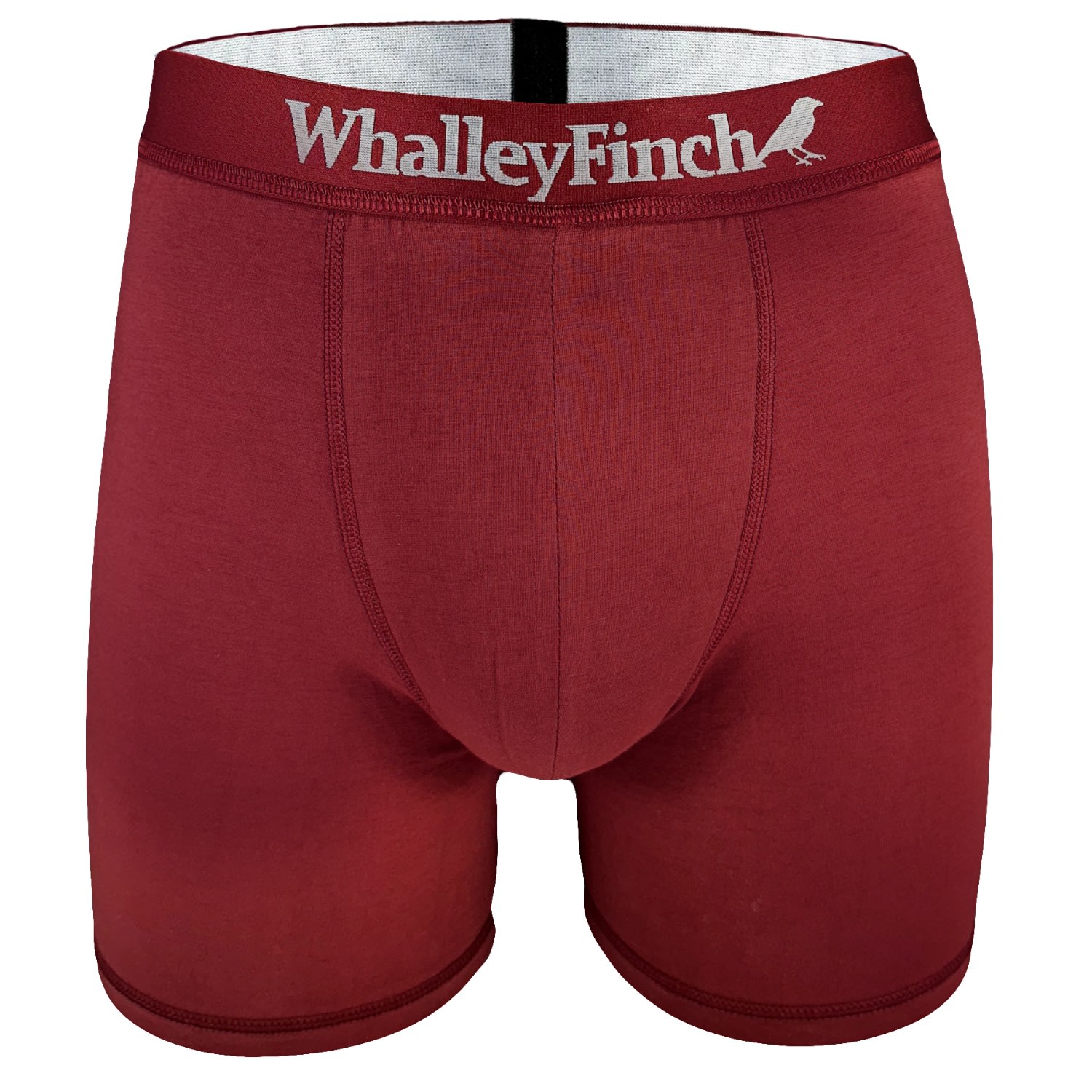 Whalley Finch Men's Denman Burgundy Boxer Brief In Red