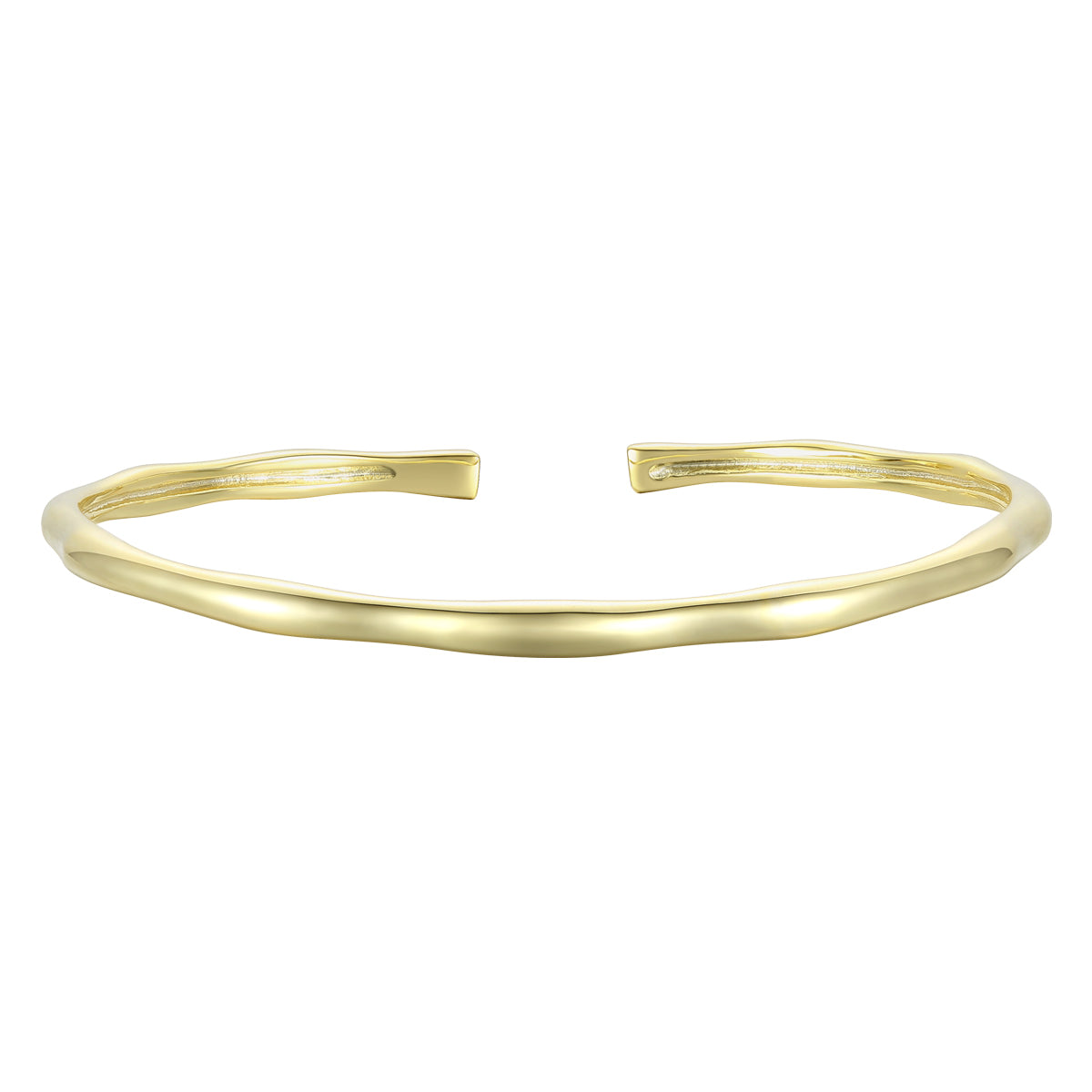 Genevive Jewelry Women's Rachel Glauber Gold Plated Cuff Bracelet In Gold