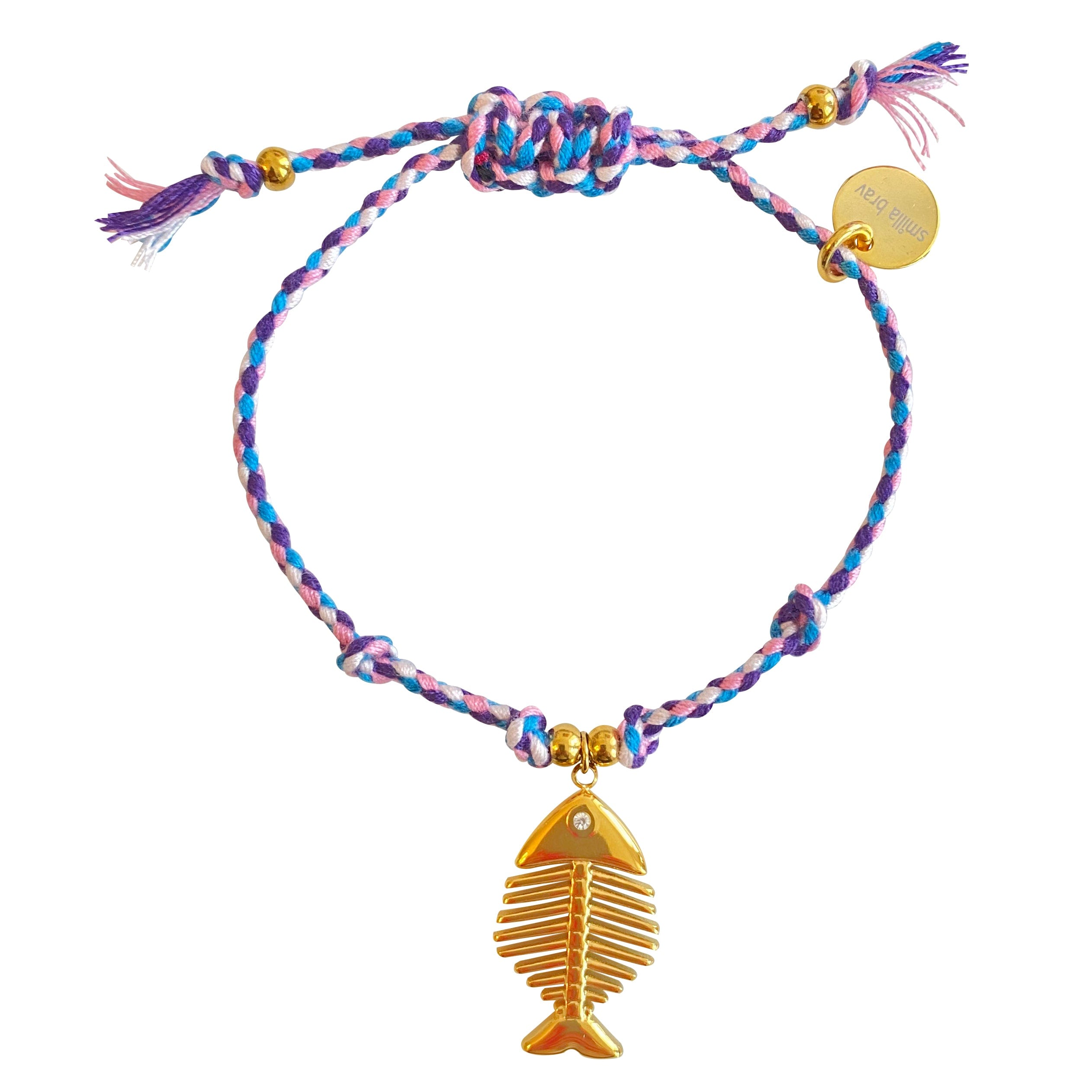 Smilla Brav Women's Gold Bracelet Knotty Fish