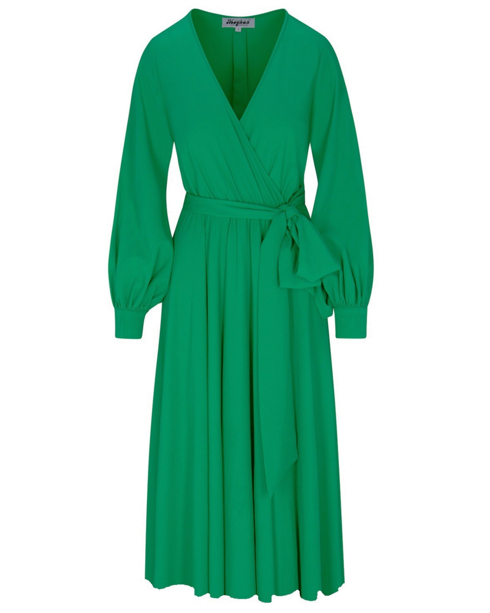 Meghan Fabulous Women's Green Venus Midi Dress - Emerald
