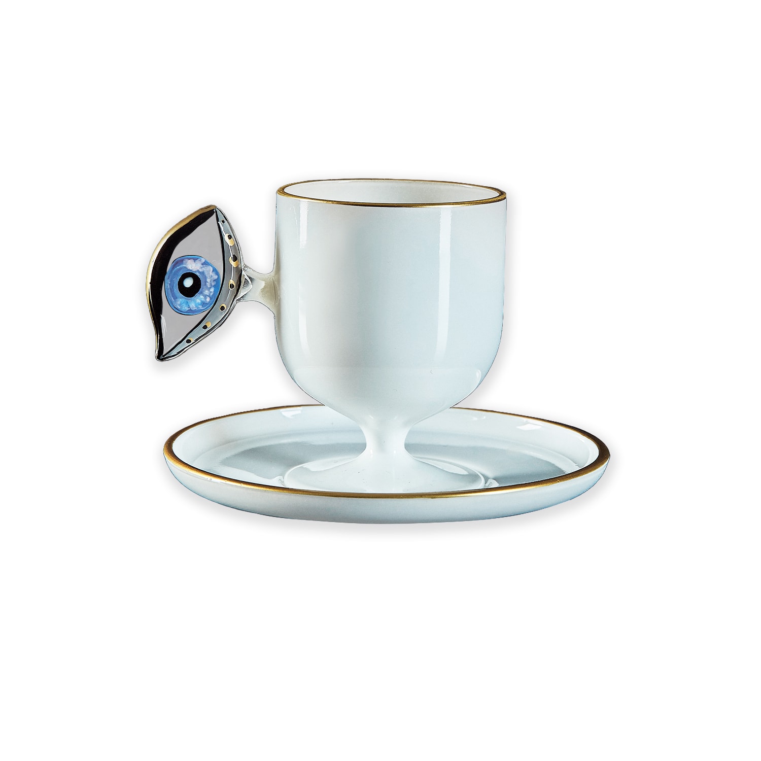 Blue / White Blue Eye Coffee Cup Sugibi Shop