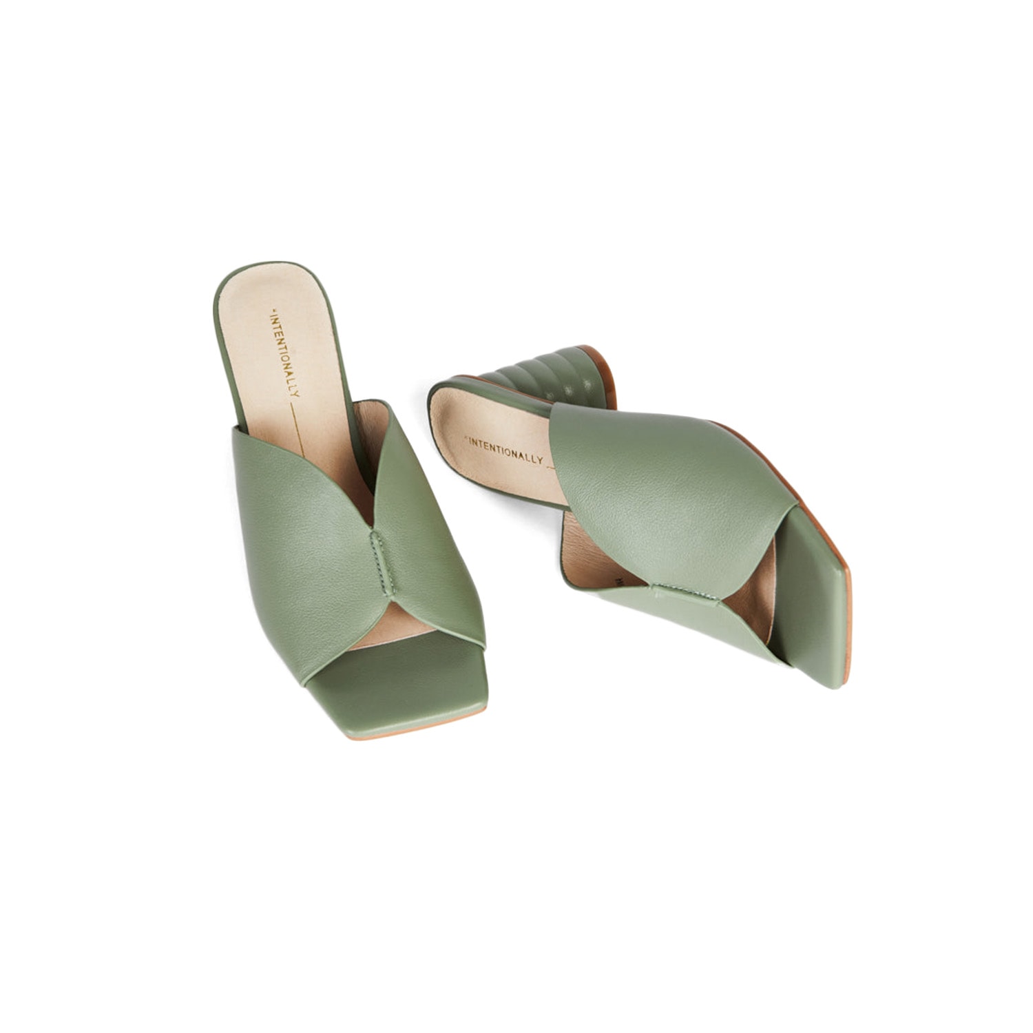 Intentionally Blank Women's Kamika Heel-green In Green