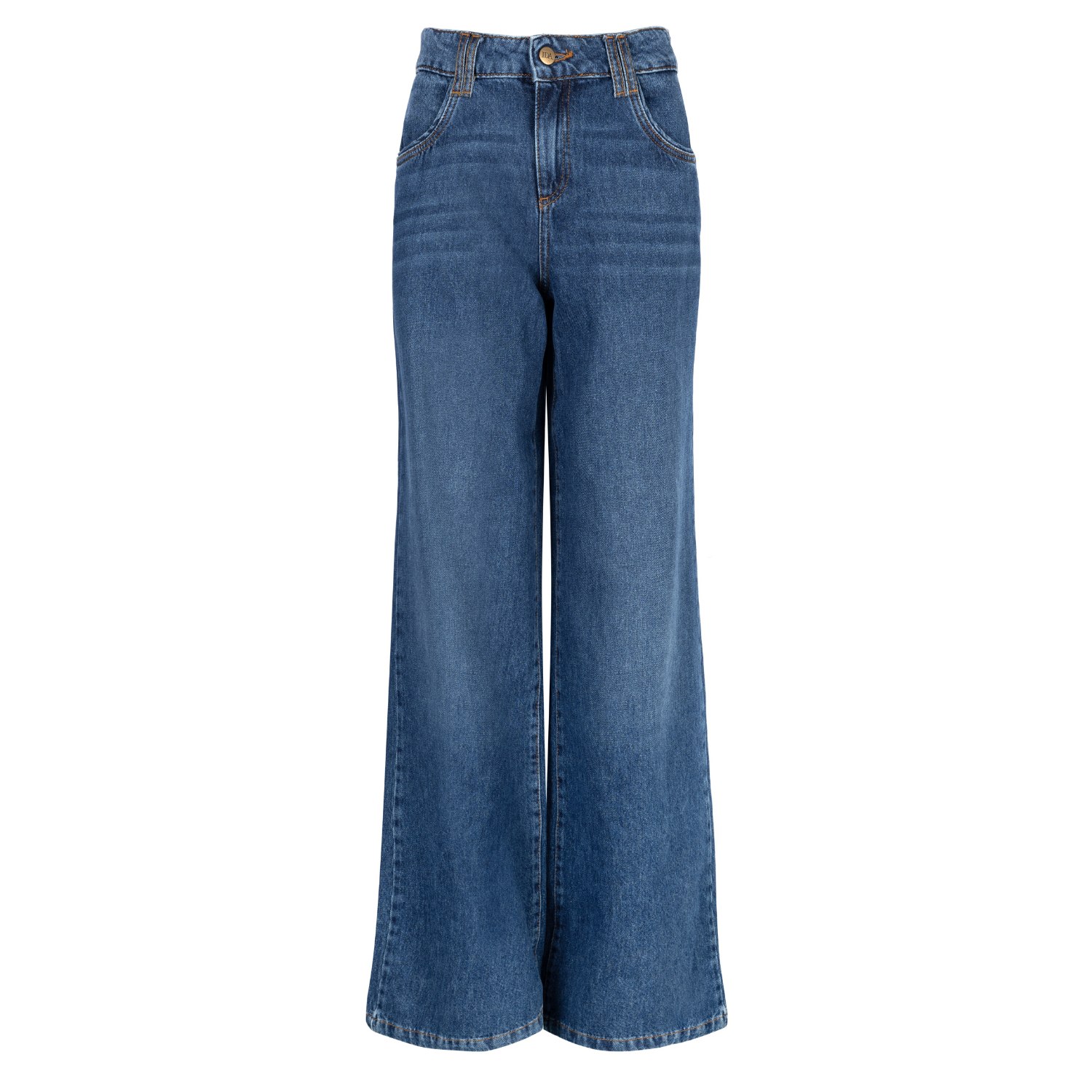 Donna Ida Blue Georgia The Mid Rise Flare - Sunday In Blue