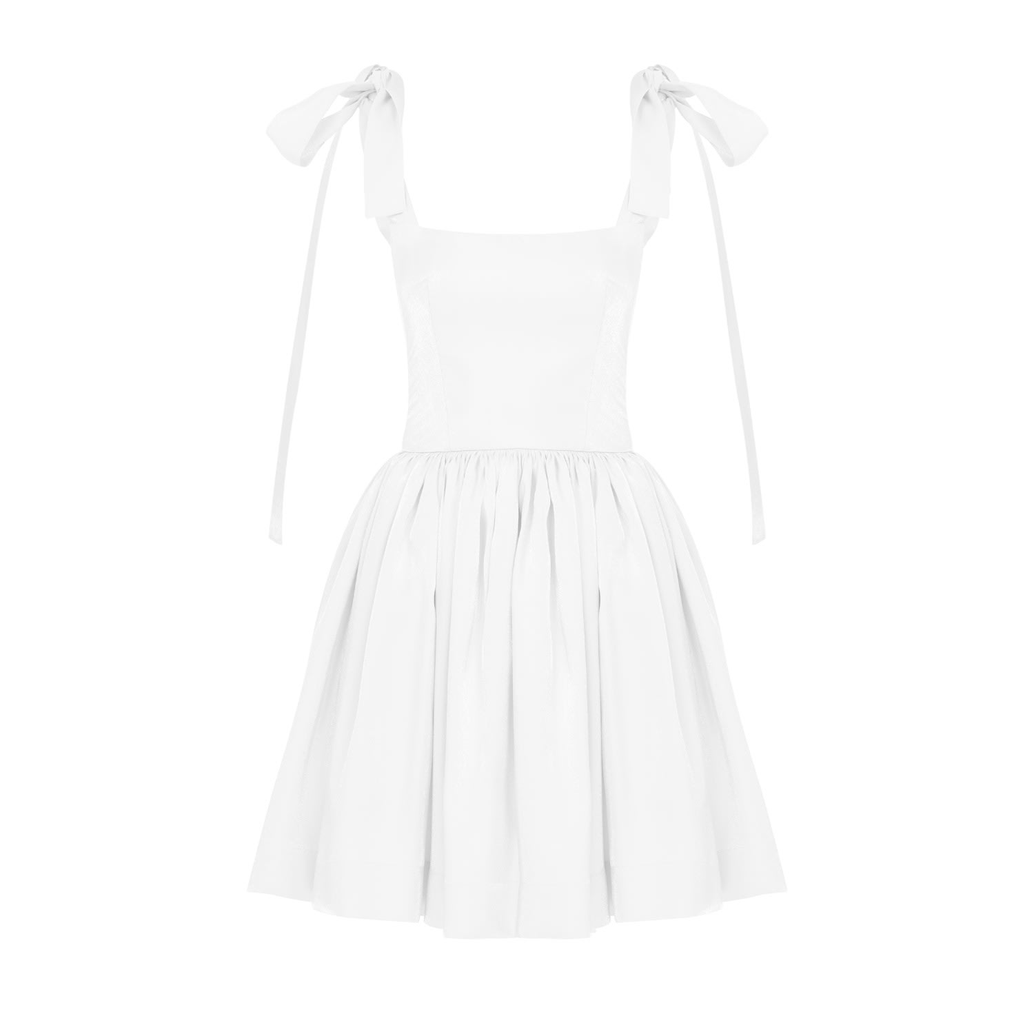 Women’s Sibby Mini Dress In White Medium Nazli Ceren