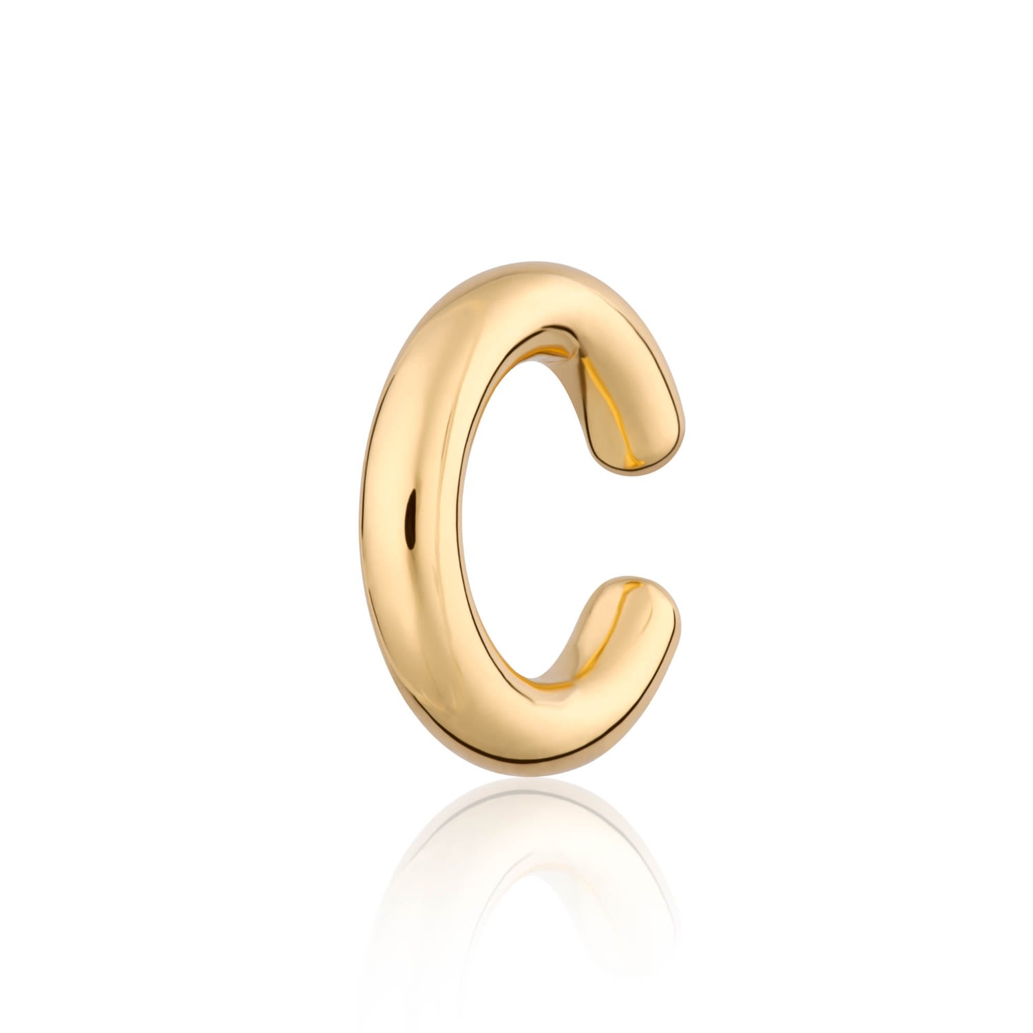 Scream Pretty Women's Gold Chunky Single Ear Cuff In Gold