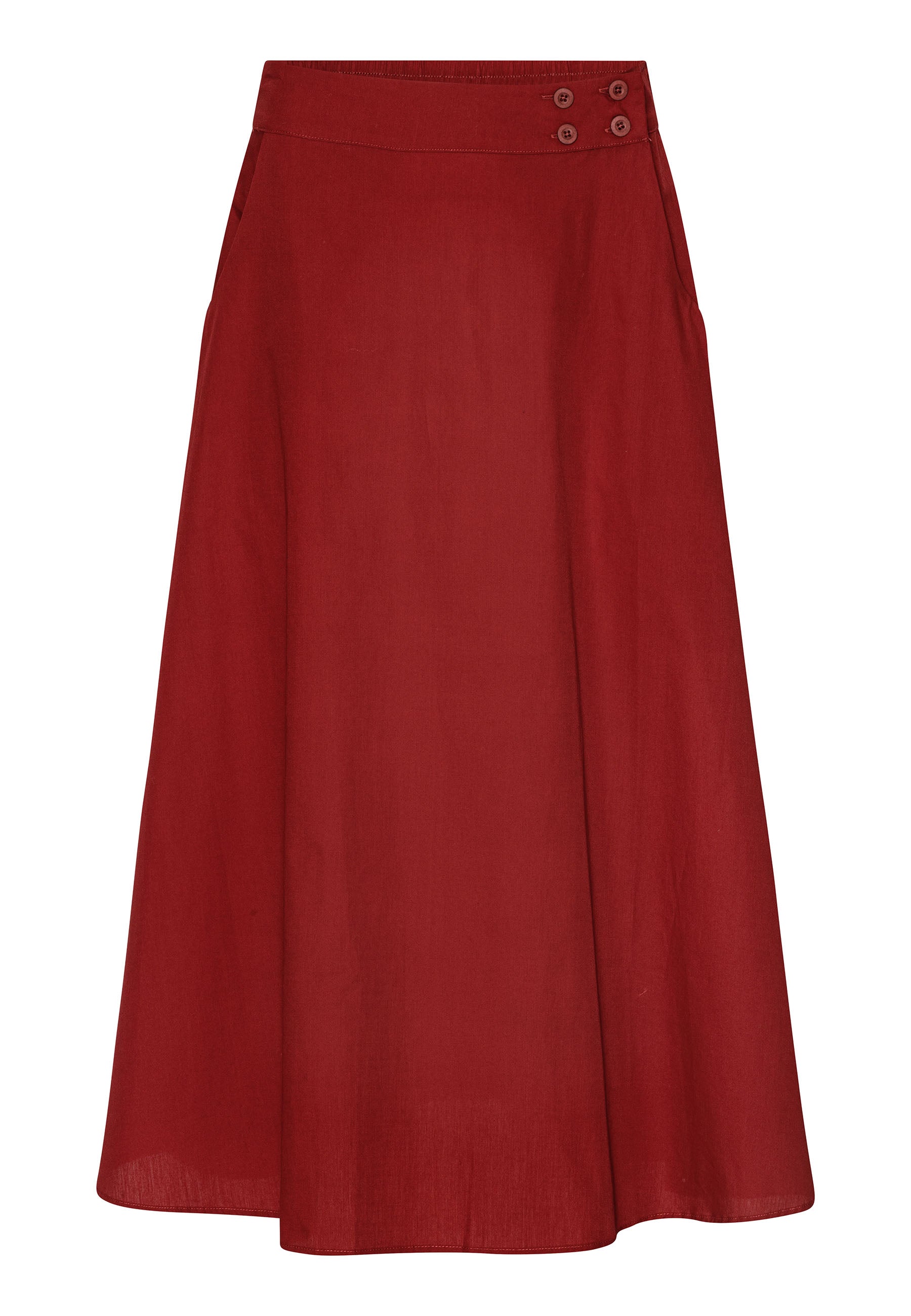 Grobund Women's  Amelie Skirt - The One In Wine Red In Red
