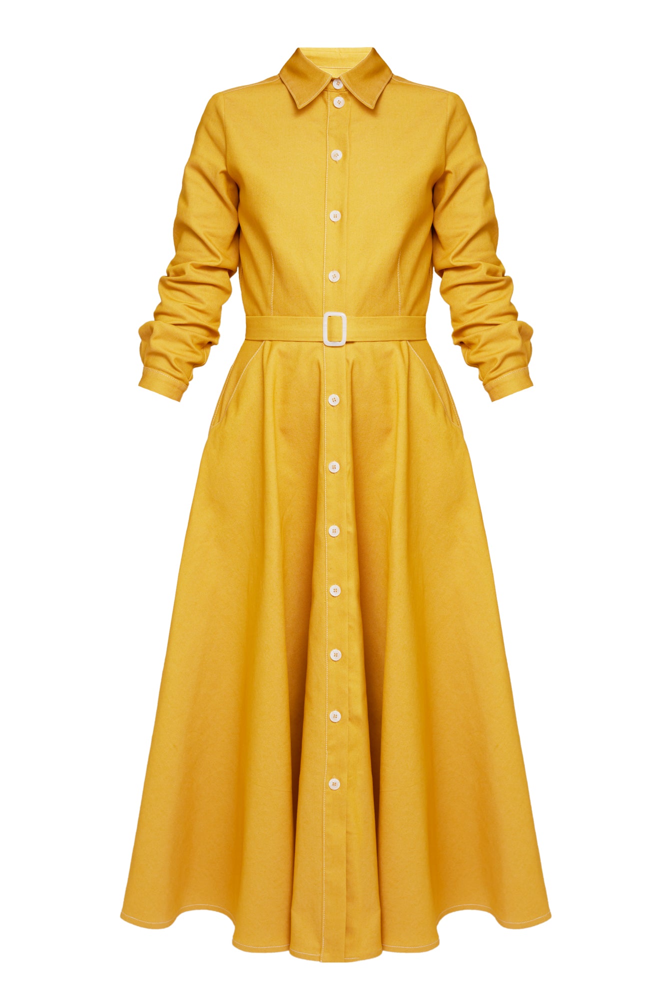 Yellow Jean Dress 2024