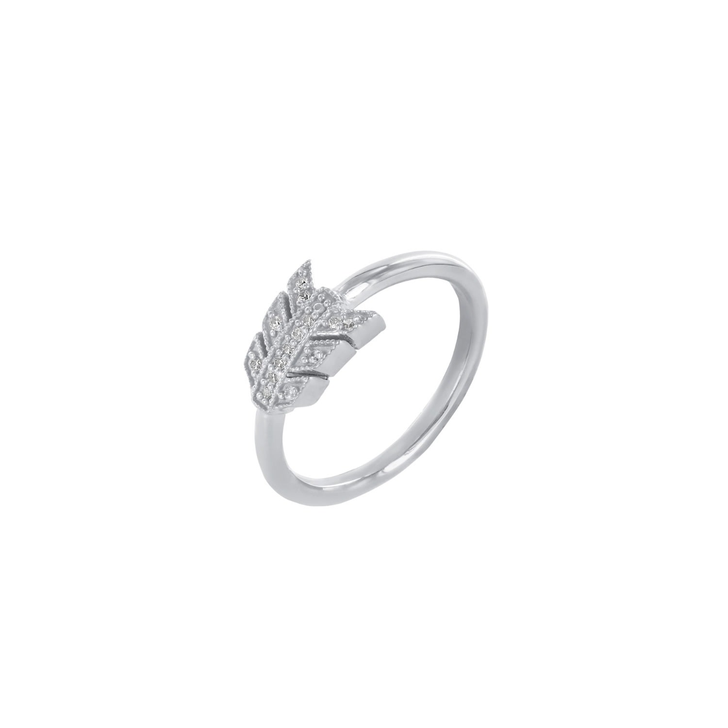 Women’s Sacred Arrow Part Ii Ring Sterling Silver Wolf and Zephyr