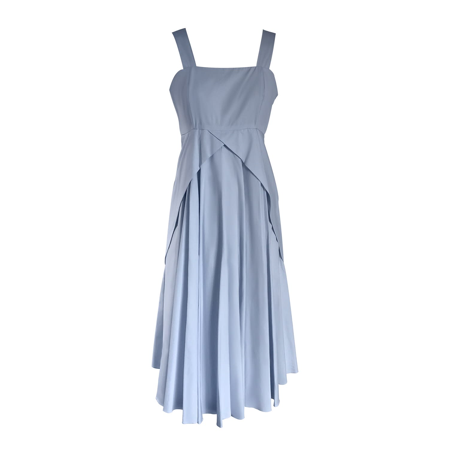 light blue cotton dress