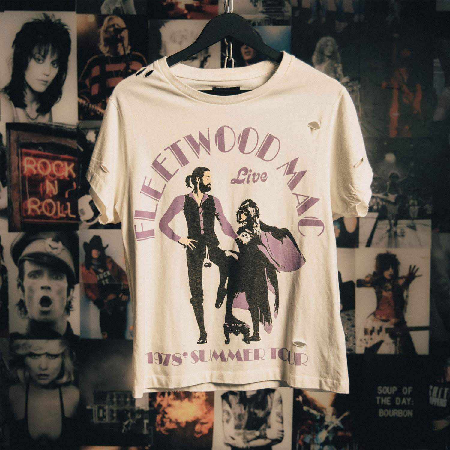 Fleetwood Mac 1978 Summer Tour Vintage Band T Shirt Blonde by Other