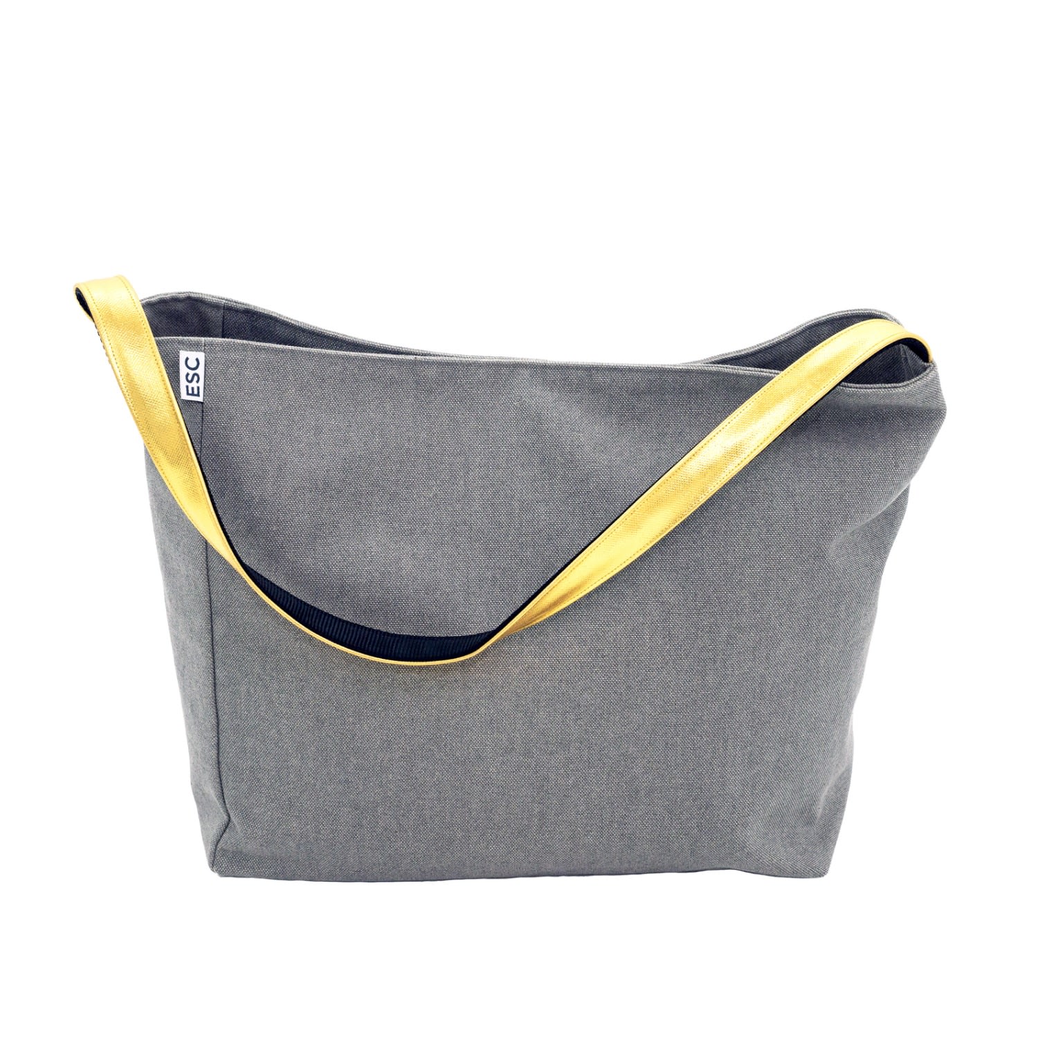 Esc Women's Grey / Gold Bag - Iron Grey & Gold In Grey/gold