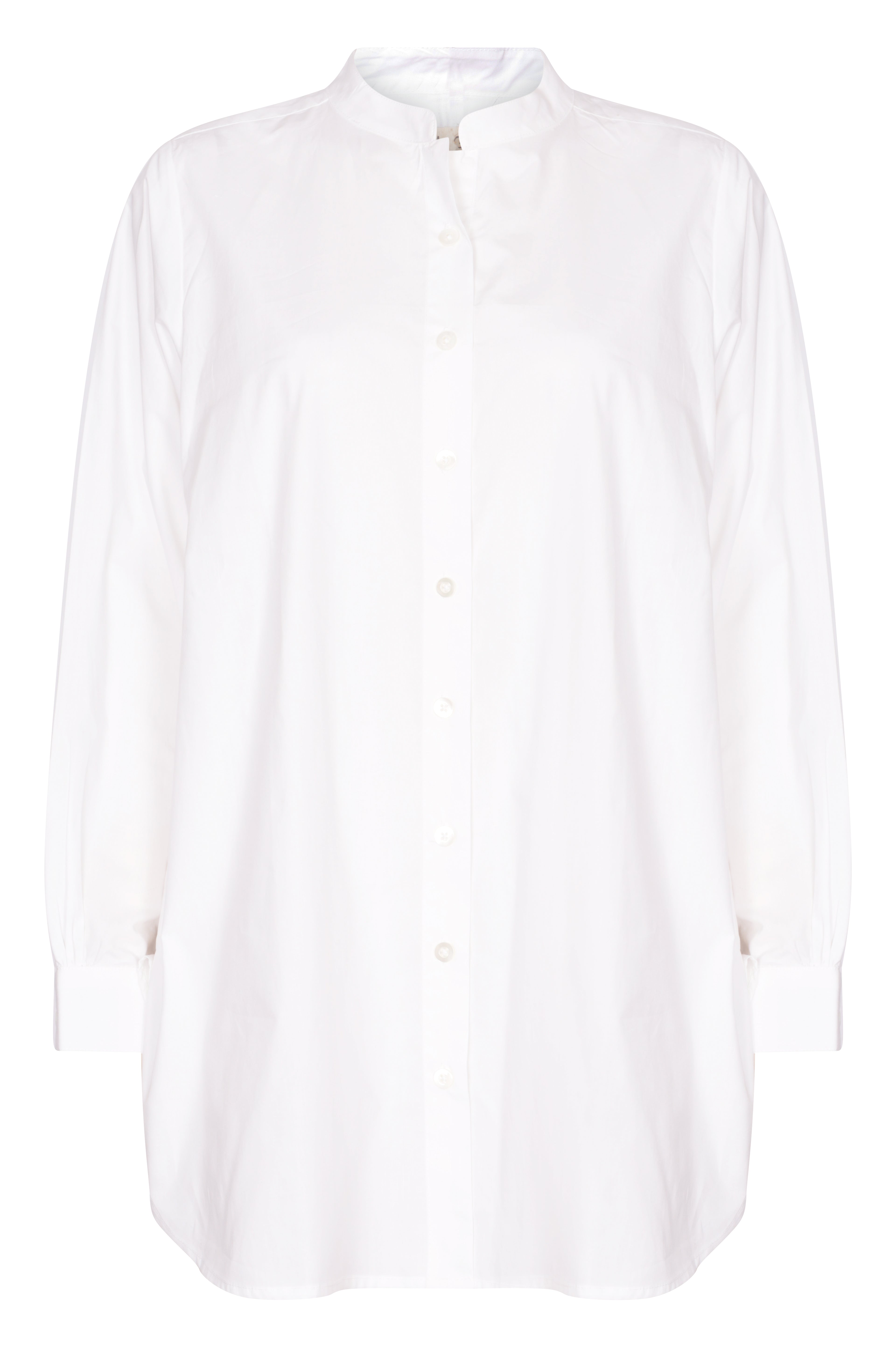 Women’s Malabar Oversized Shirt - White Large Nologo-Chic