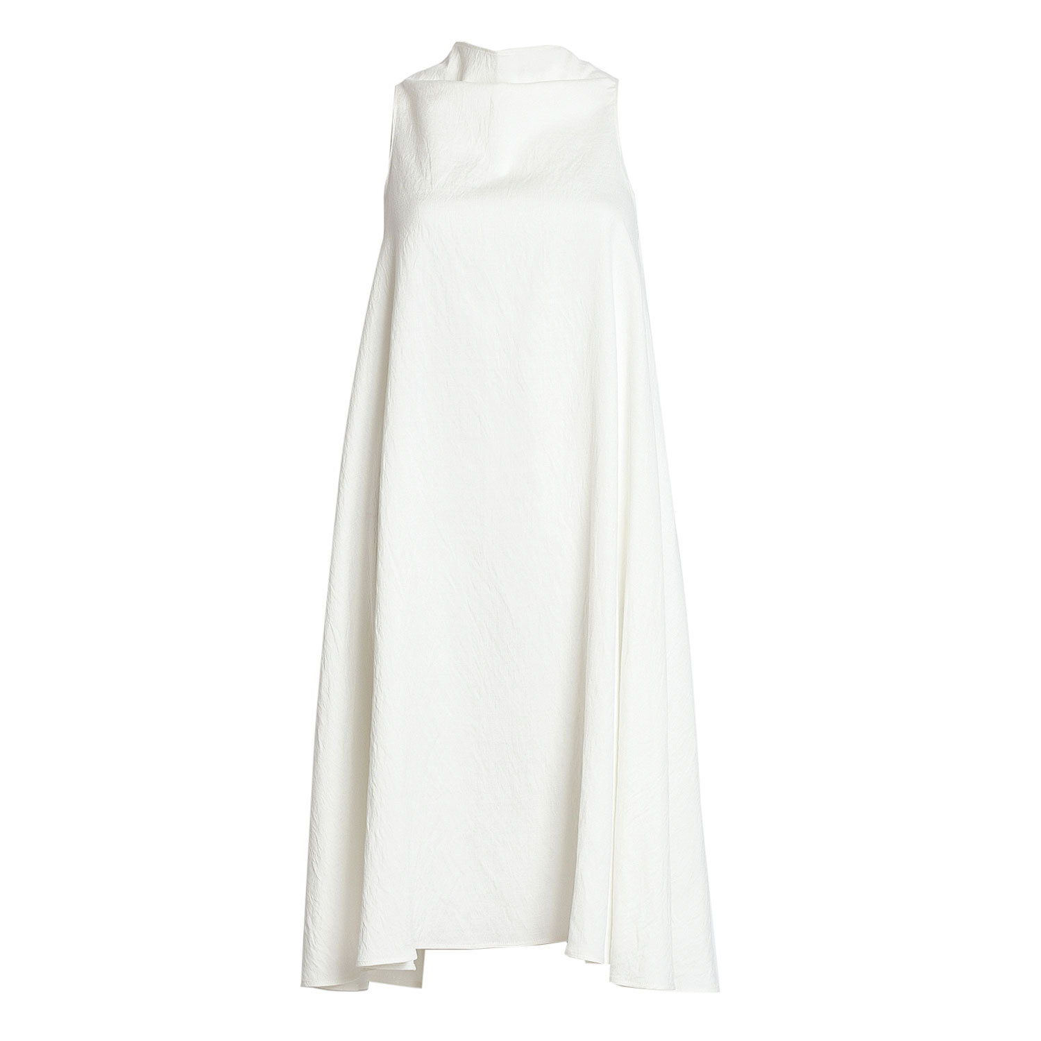 Bianca Popp Women's Bell Dress Midi In White Linen In White