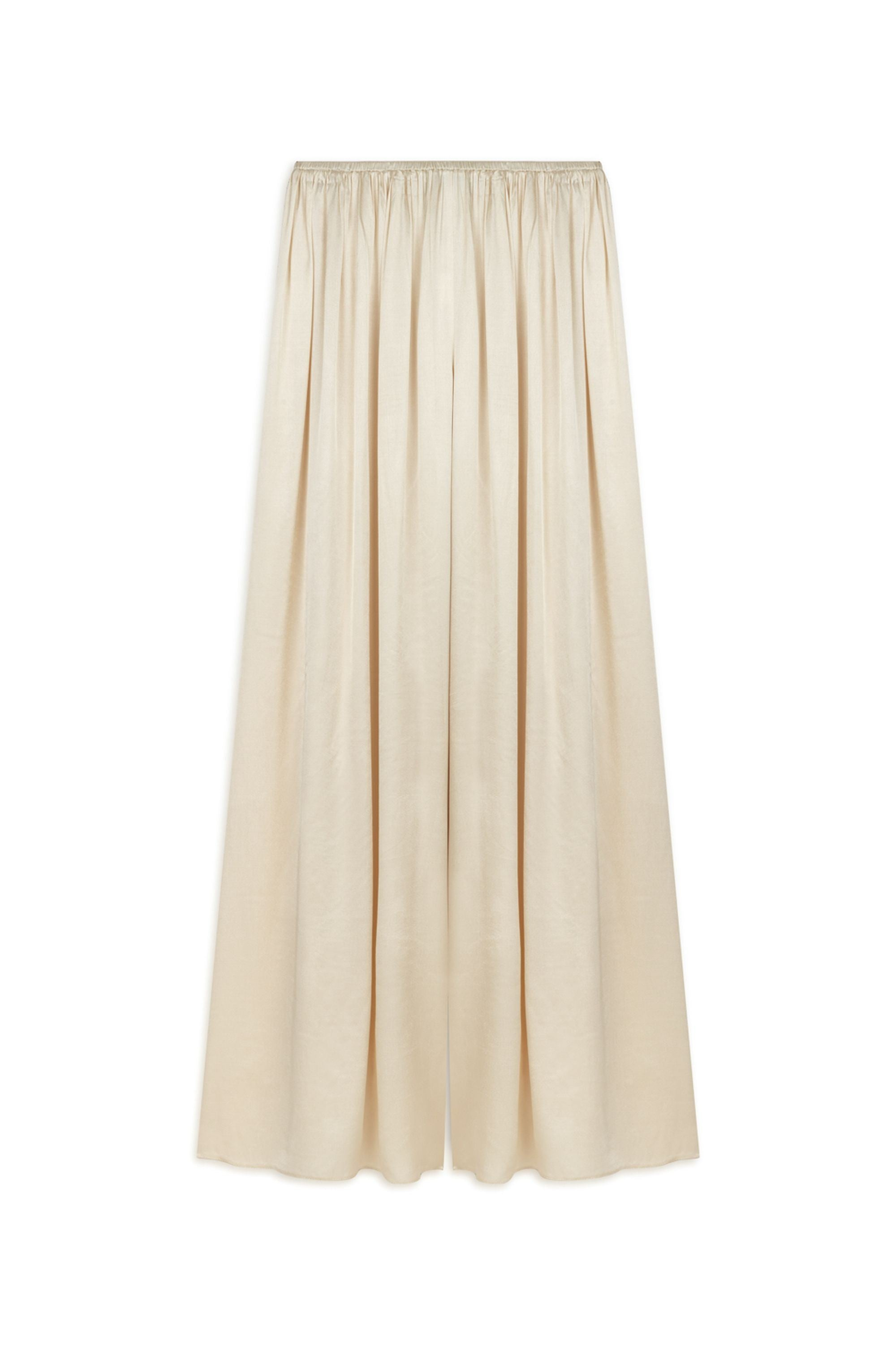Nocturne Flowy Wide-leg Pants In Neutral