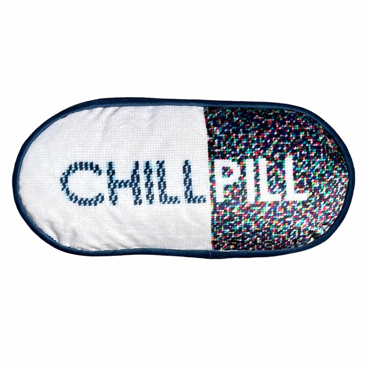 Velvet Pill-Shaped "Chill Pill" Pillow Mommani Threads