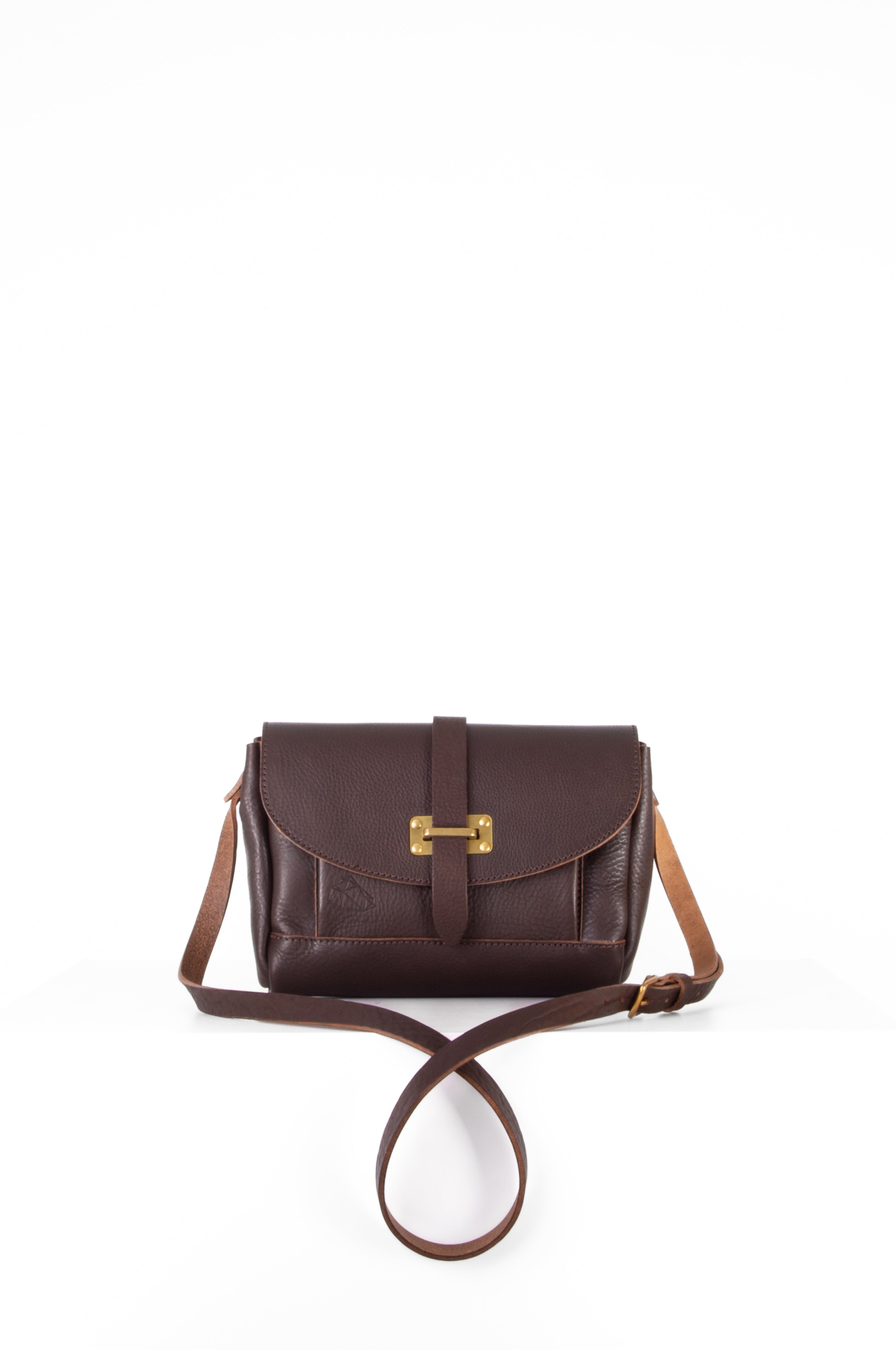 Navvy Women's Pensford Brown Leather Crossbody Bag In Brown
